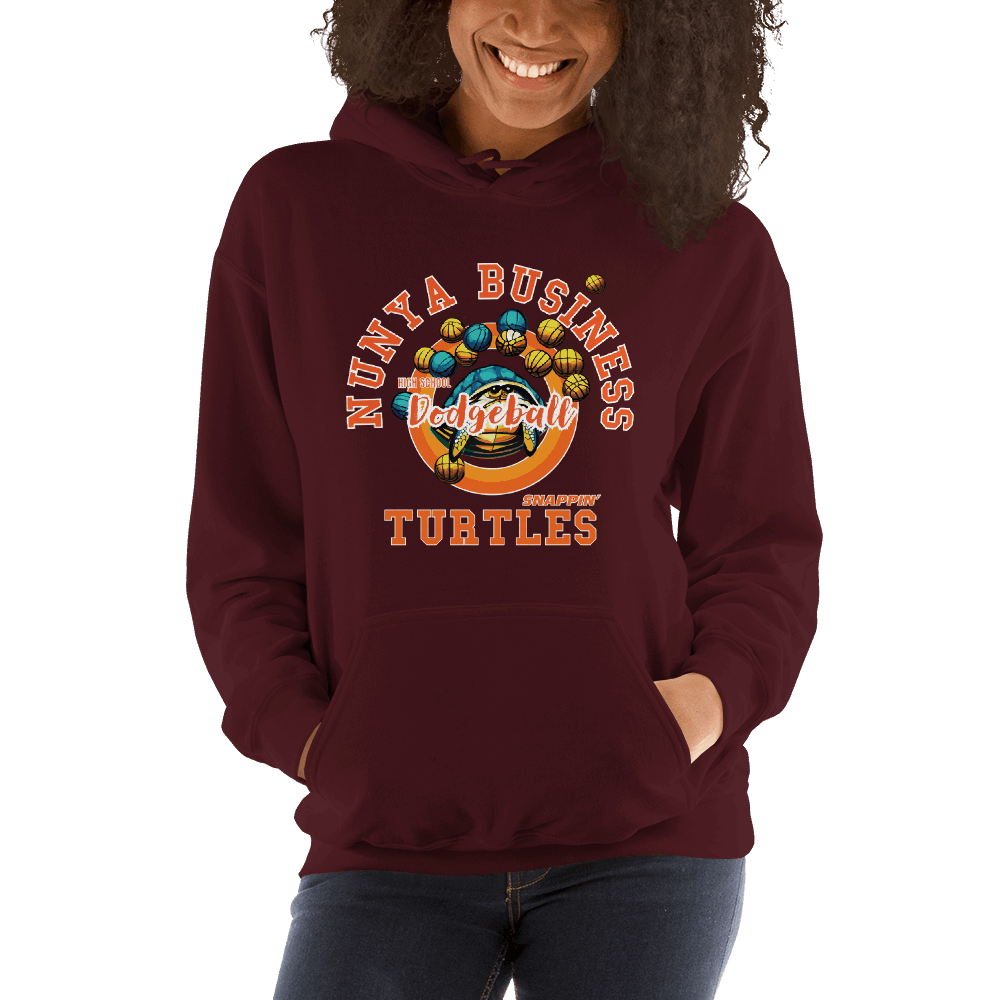 NBHS Athletics - Dodgeball Hoodie - Nunya Biz store