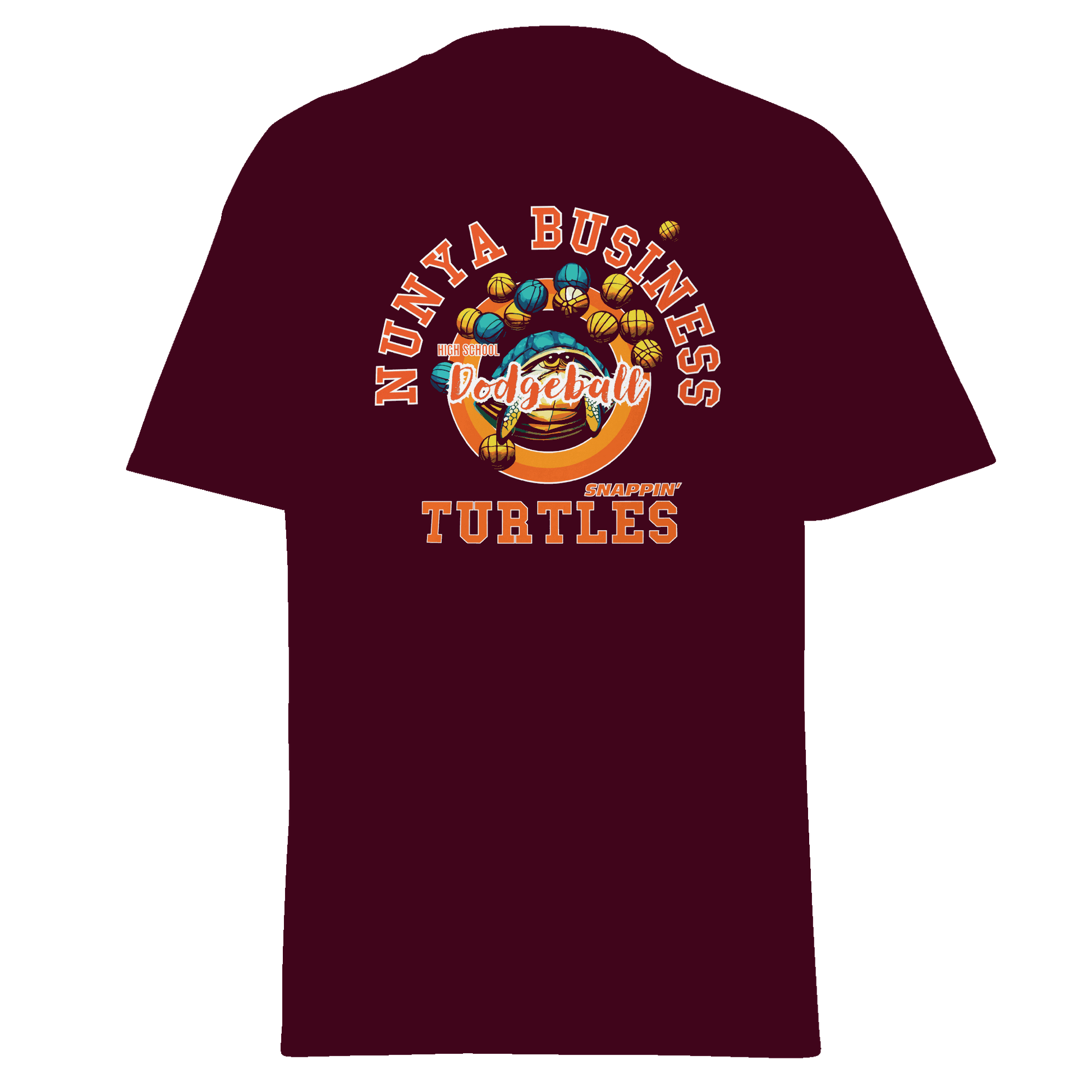 NBHS Athletics - Dodgeball T-shirt - Nunya Biz store