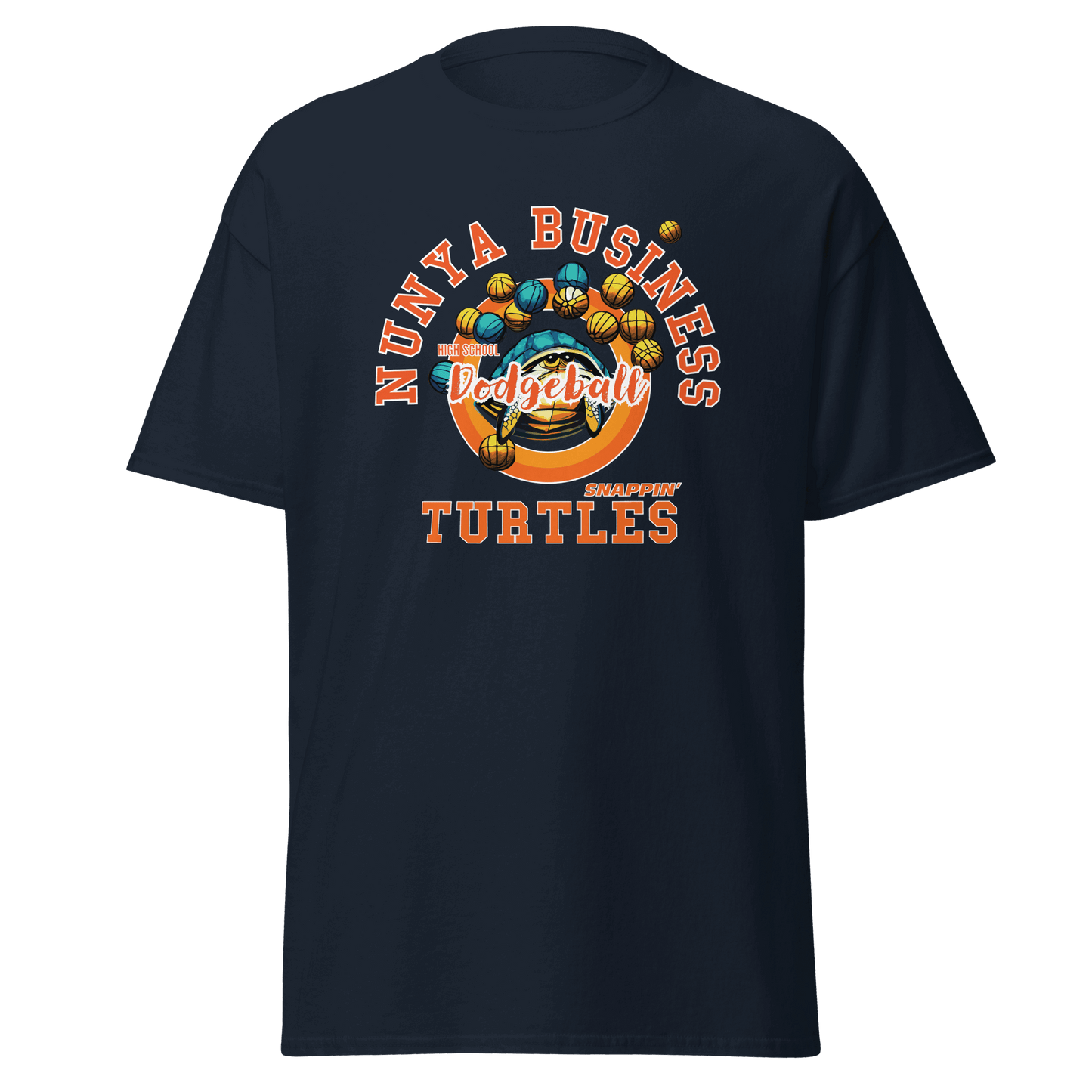 NBHS Athletics - Dodgeball T-shirt - Nunya Biz store