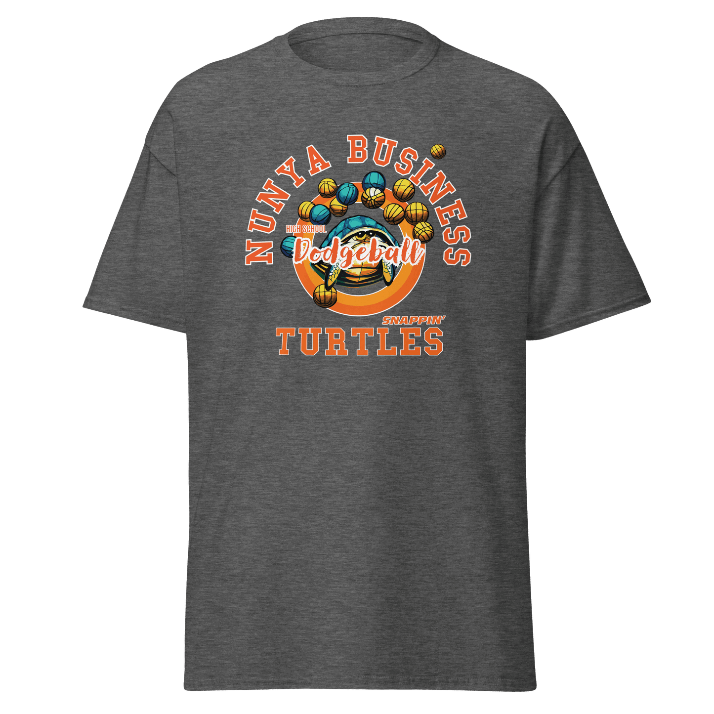 NBHS Athletics - Dodgeball T-shirt - Nunya Biz store