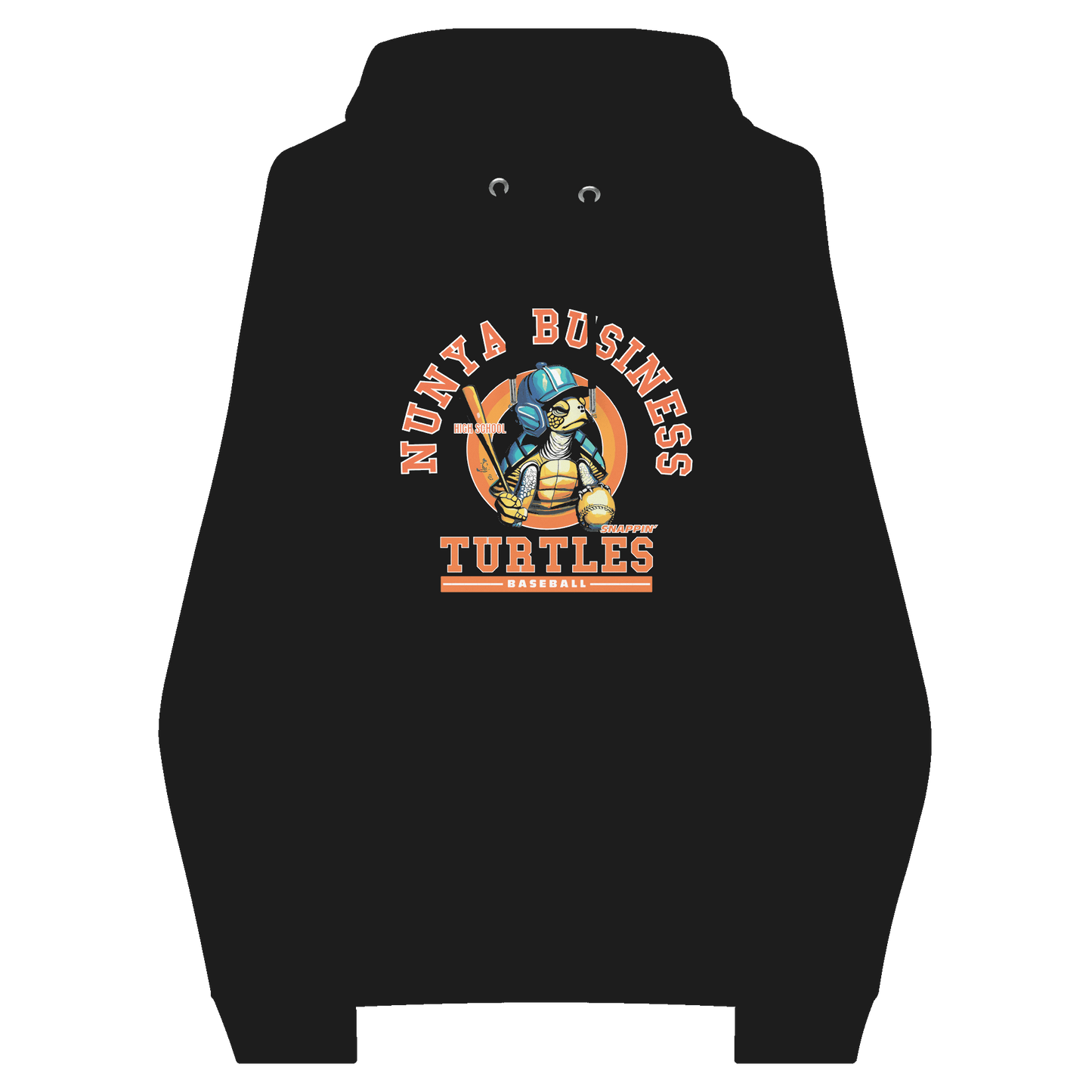 NBHS Athletics - Eco Baseball Hoodie - Nunya Biz store