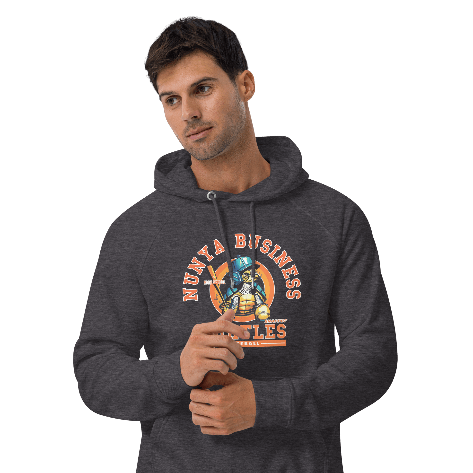 NBHS Athletics - Eco Baseball Hoodie - Nunya Biz store