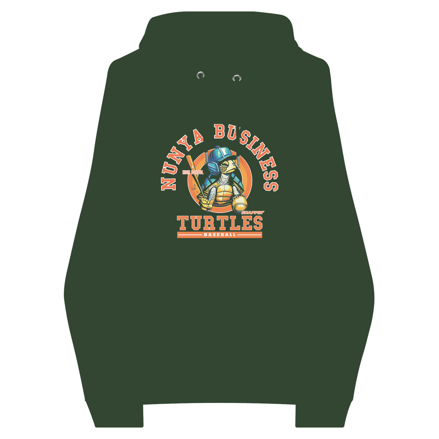 NBHS Athletics - Eco Baseball Hoodie - Nunya Biz store