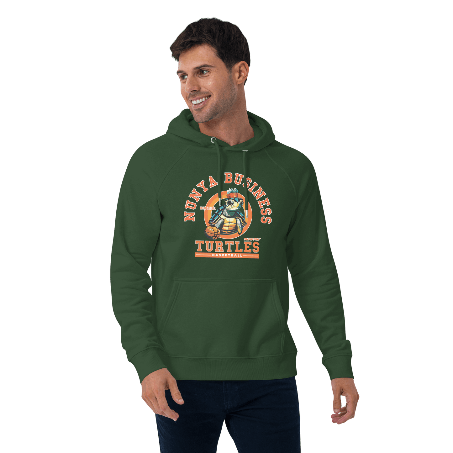 NBHS Athletics - Eco Basketball Hoodie - Nunya Biz store