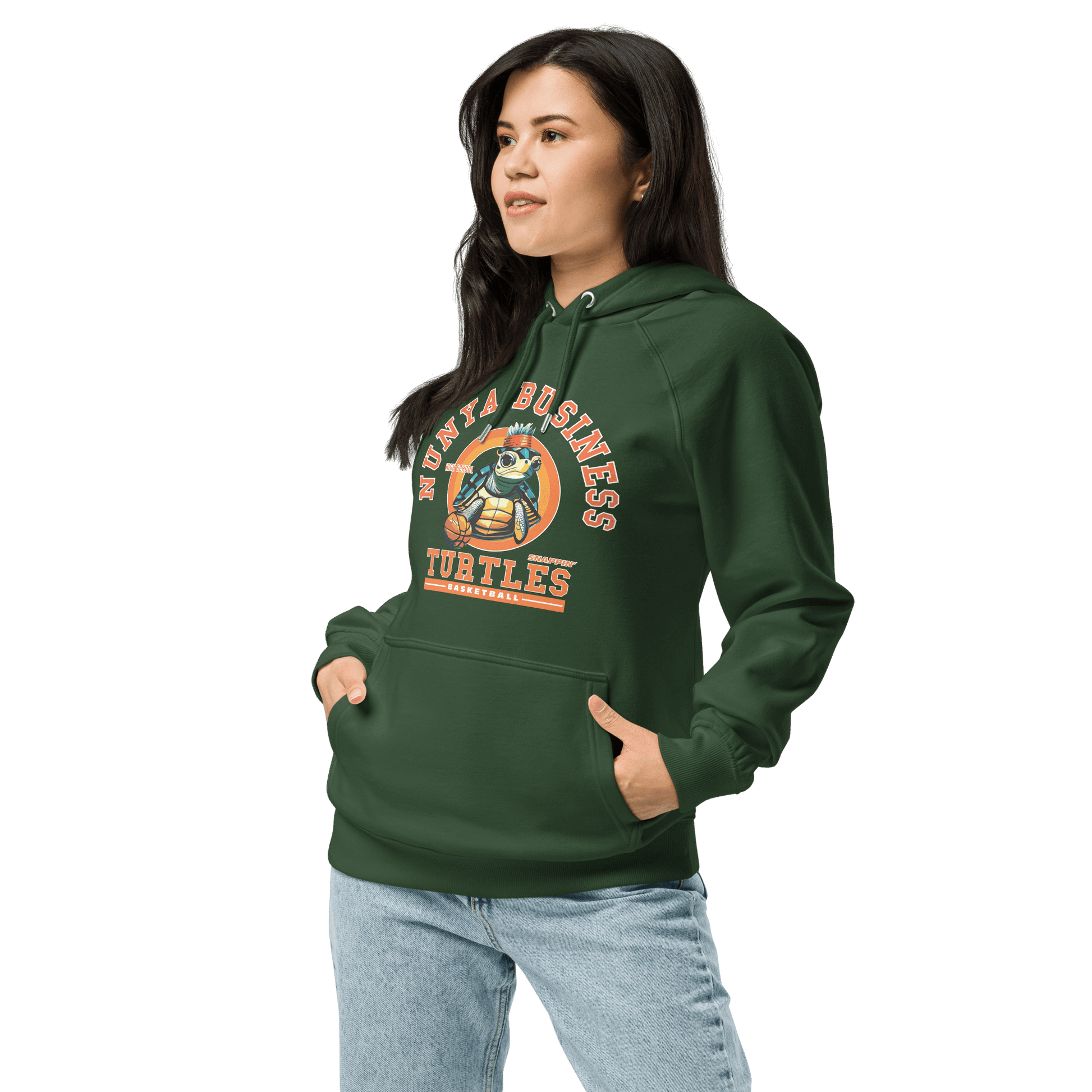 NBHS Athletics - Eco Basketball Hoodie - Nunya Biz store