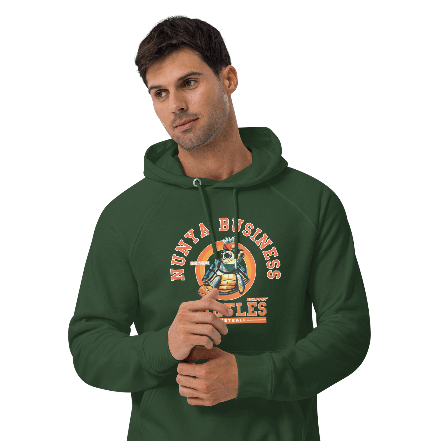 NBHS Athletics - Eco Basketball Hoodie - Nunya Biz store