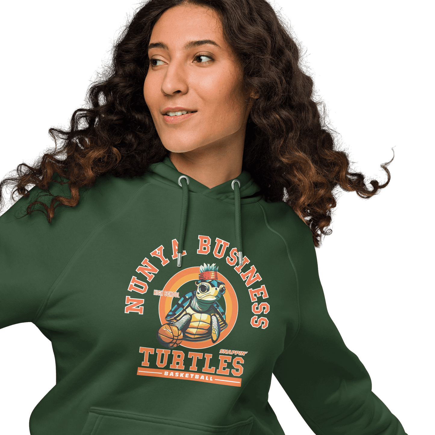 NBHS Athletics - Eco Basketball Hoodie - Nunya Biz store