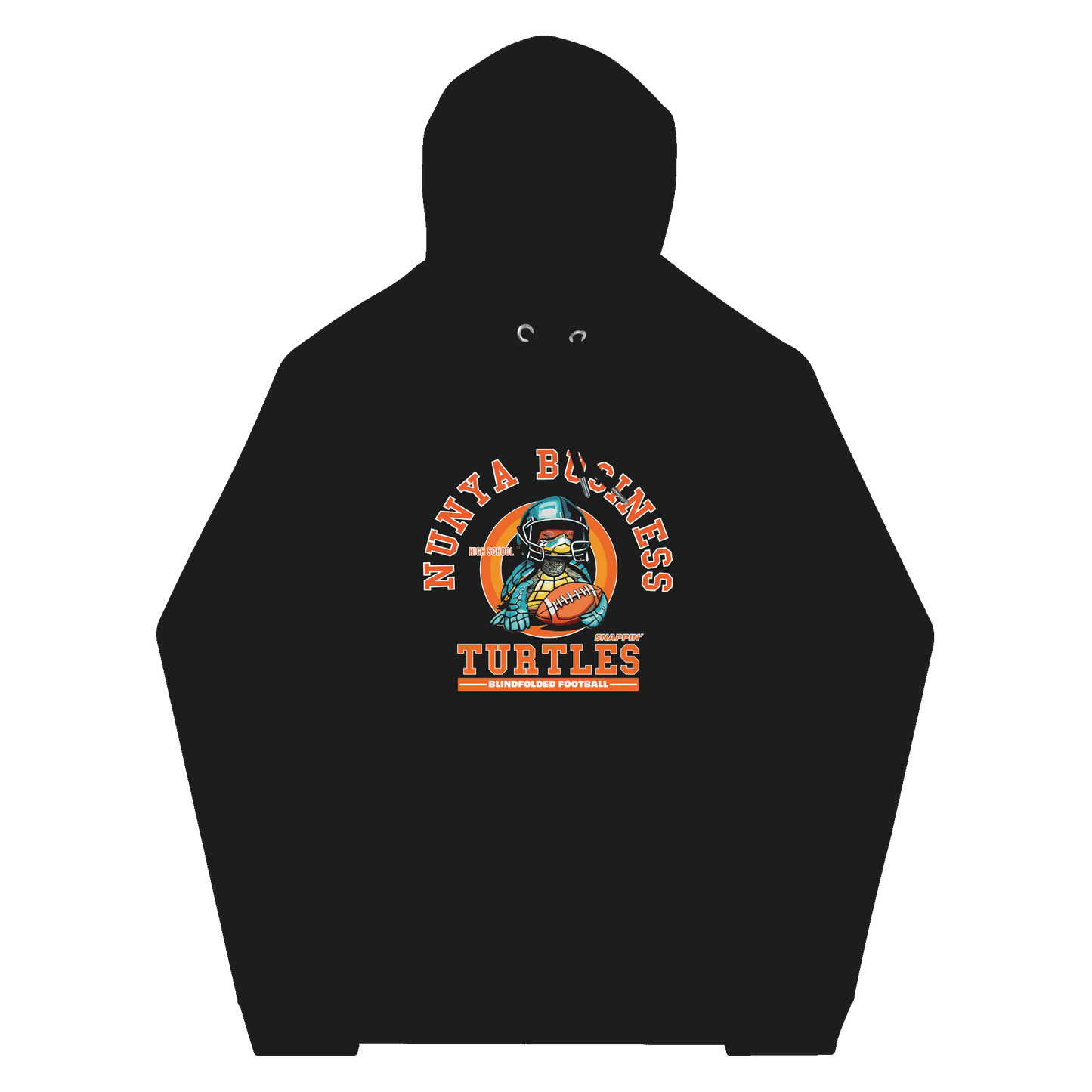 NBHS Athletics - Eco Blindfolded Football Hoodie - Nunya Biz store