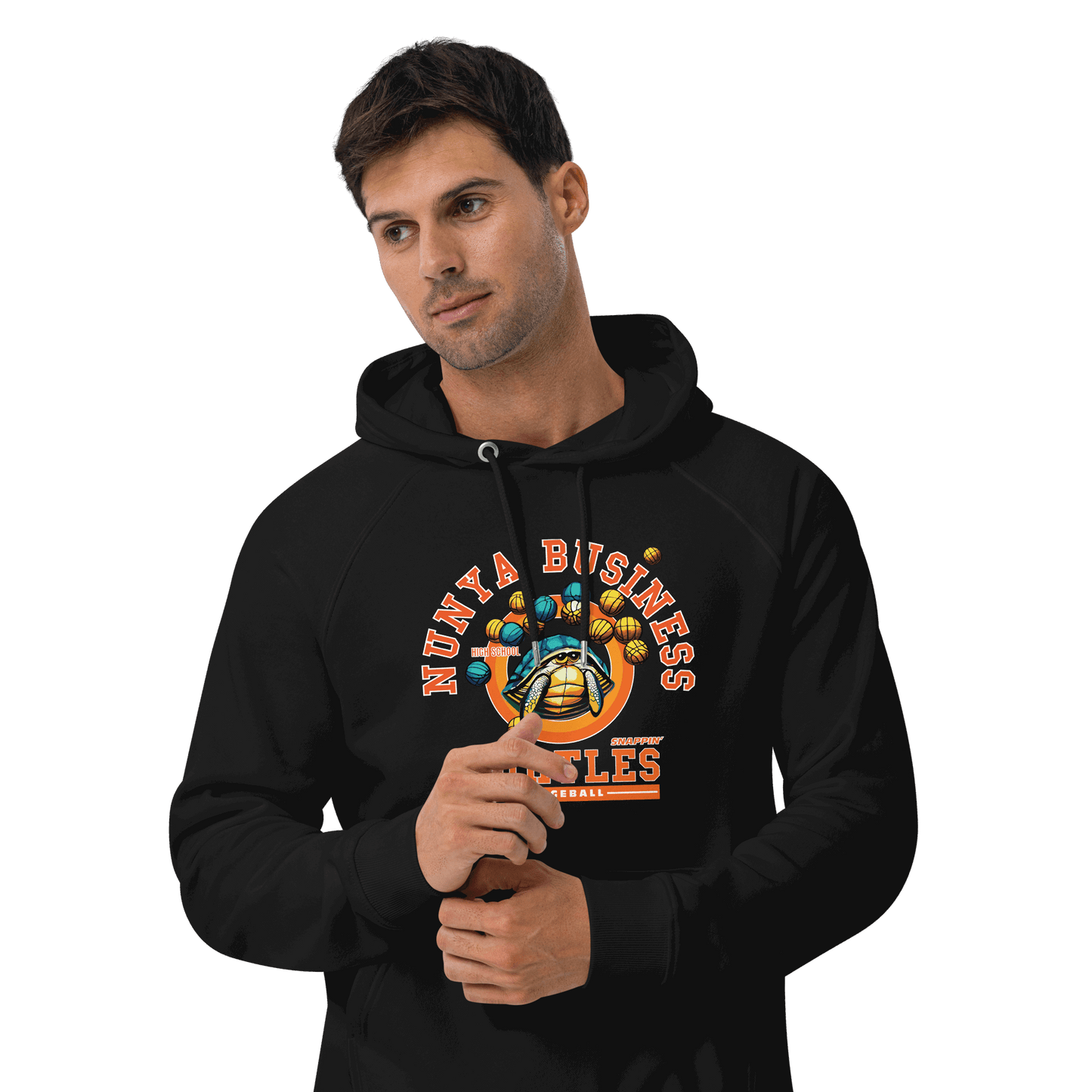 NBHS Athletics - Eco Dodgeball Hoodie - Nunya Biz store