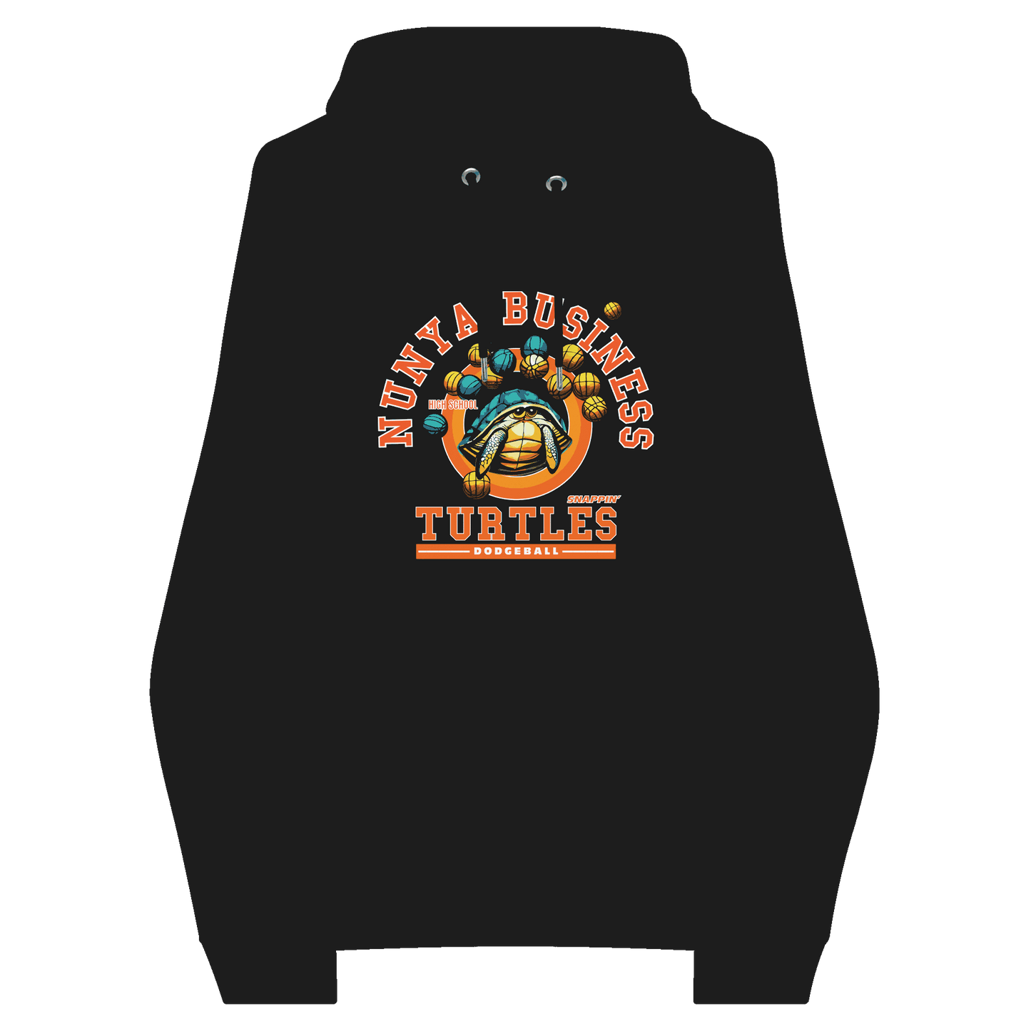 NBHS Athletics - Eco Dodgeball Hoodie - Nunya Biz store