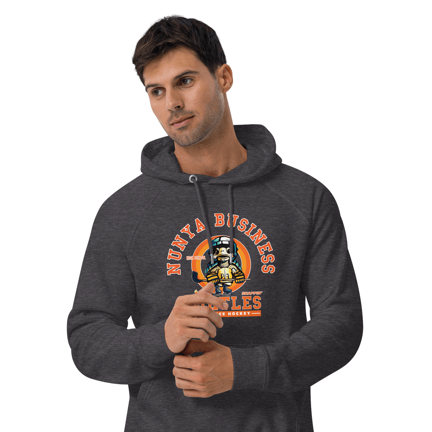 NBHS Athletics - Eco Fire & Ice Hockey Hoodie - Nunya Biz store