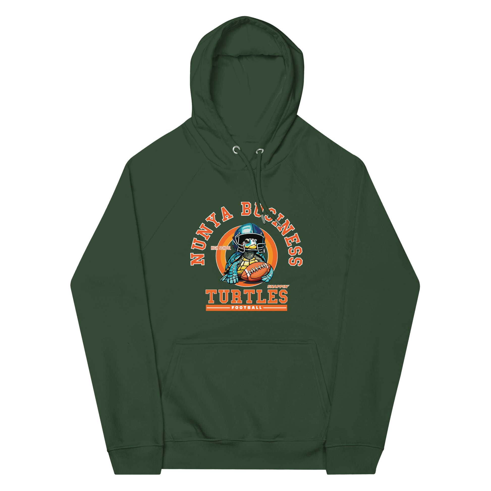 NBHS Athletics - Eco Football Hoodie - Nunya Biz store