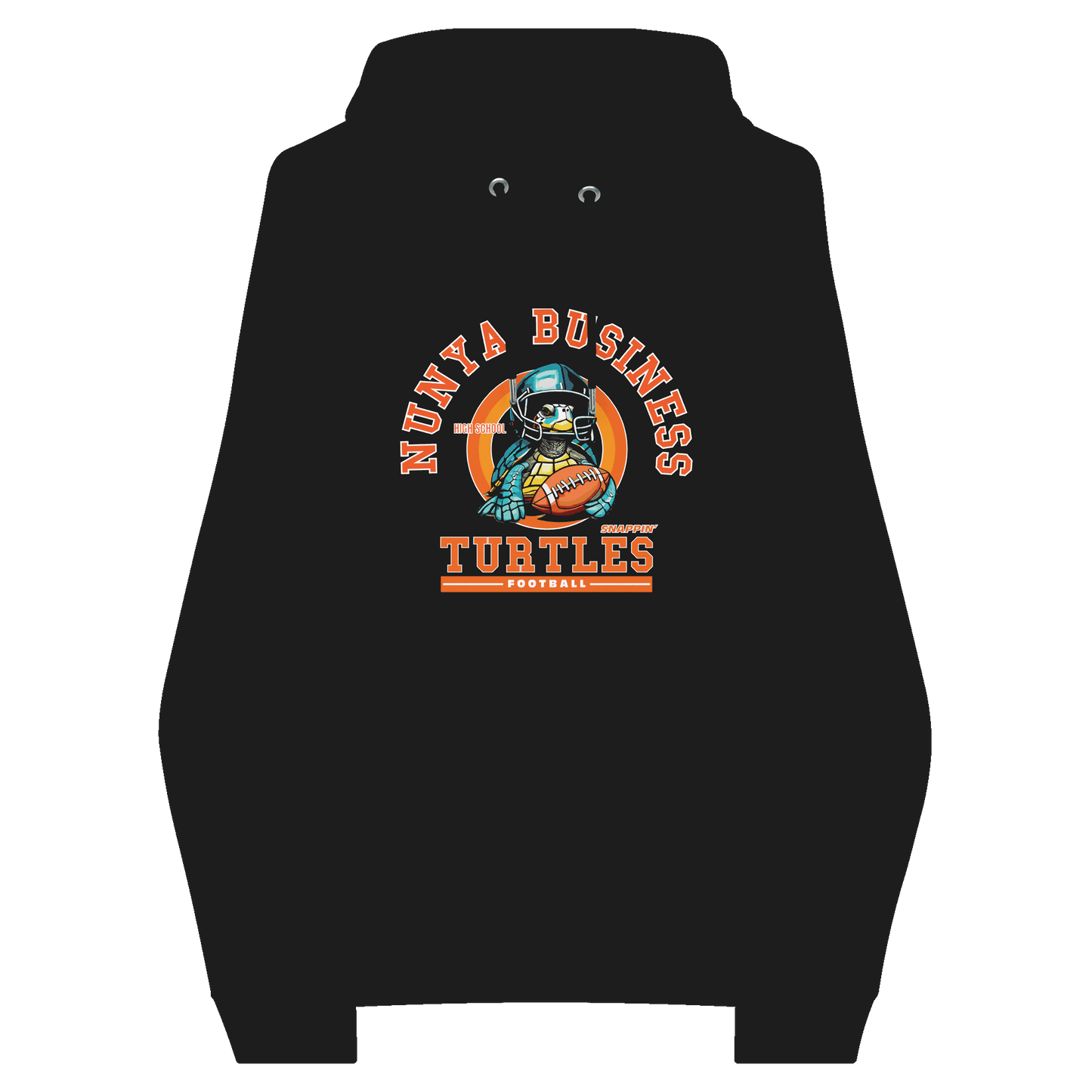 NBHS Athletics - Eco Football Hoodie - Nunya Biz store