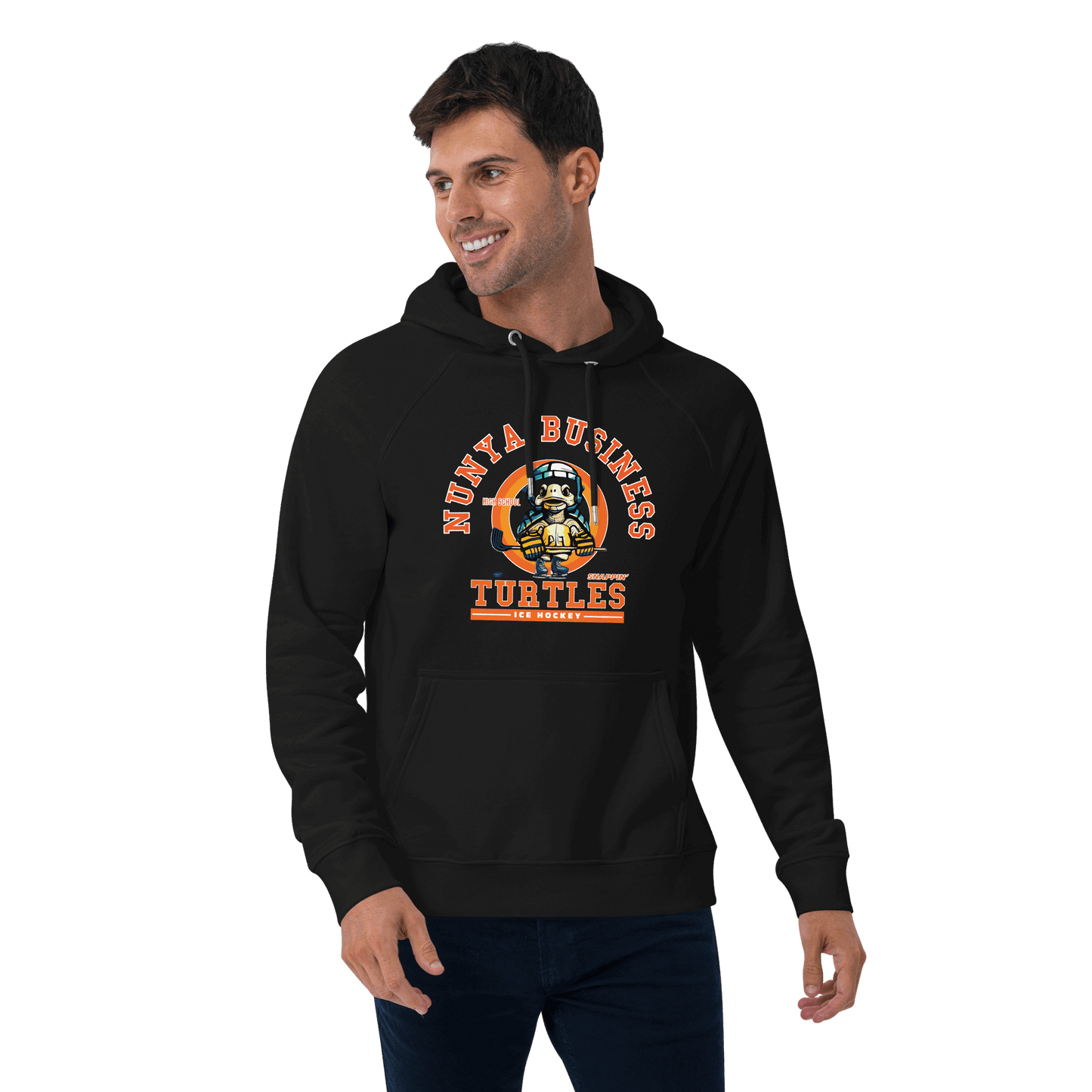 NBHS Athletics - Eco Ice Hockey Hoodie - Nunya Biz store