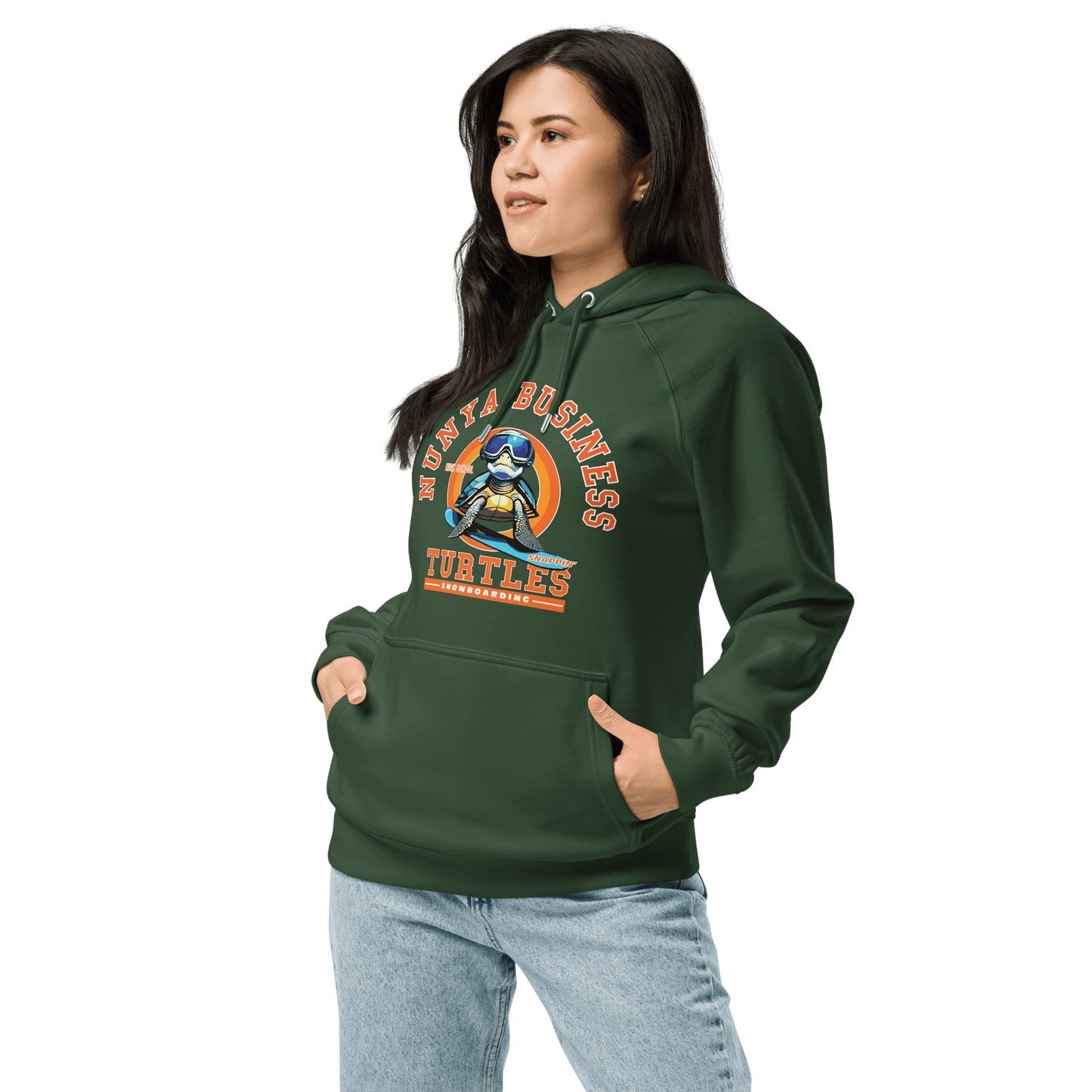 NBHS Athletics - Eco Snowboarding Hoodie - Nunya Biz store