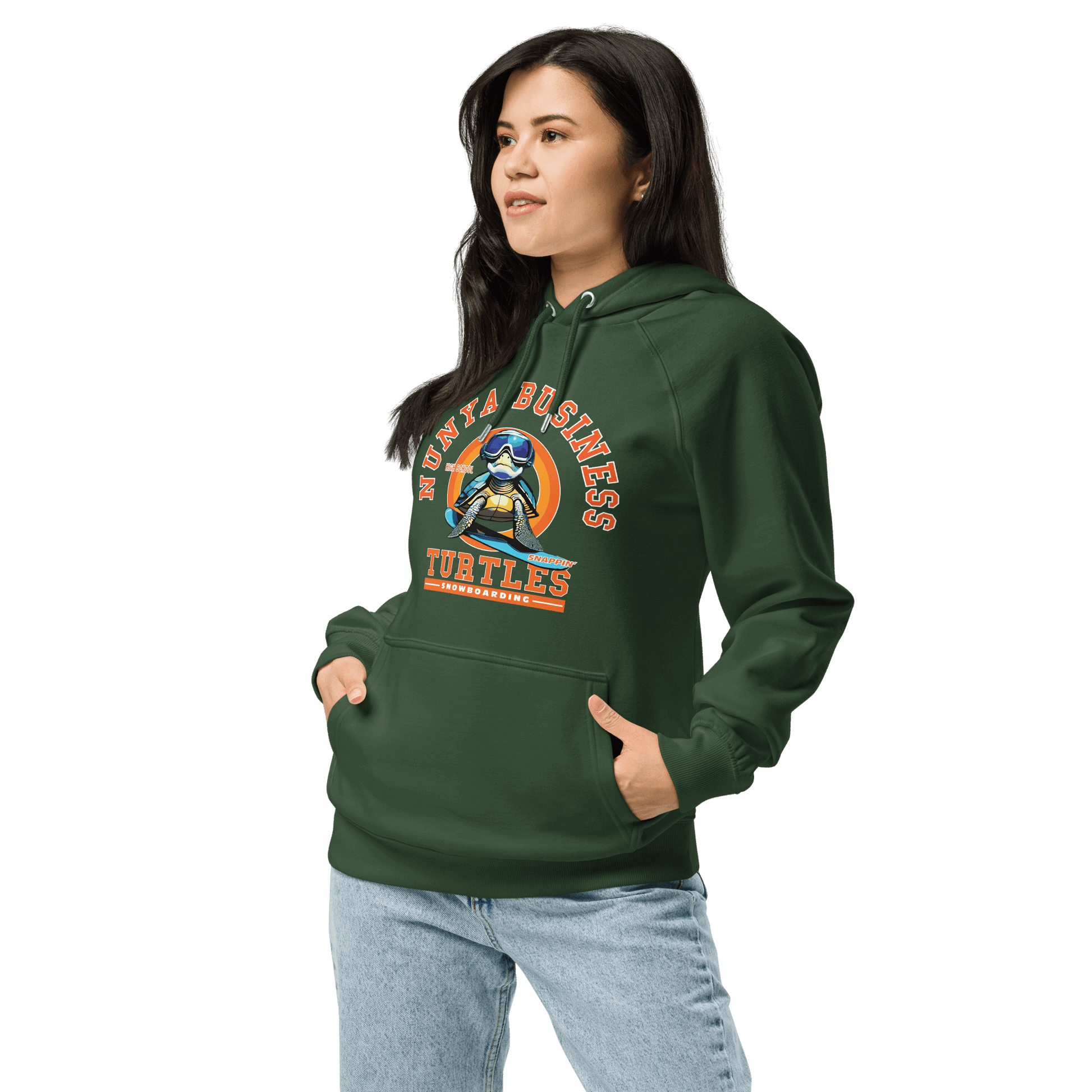 NBHS Athletics - Eco Snowboarding Hoodie - Nunya Biz store