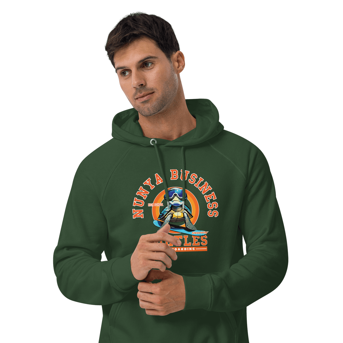 NBHS Athletics - Eco Snowboarding Hoodie - Nunya Biz store