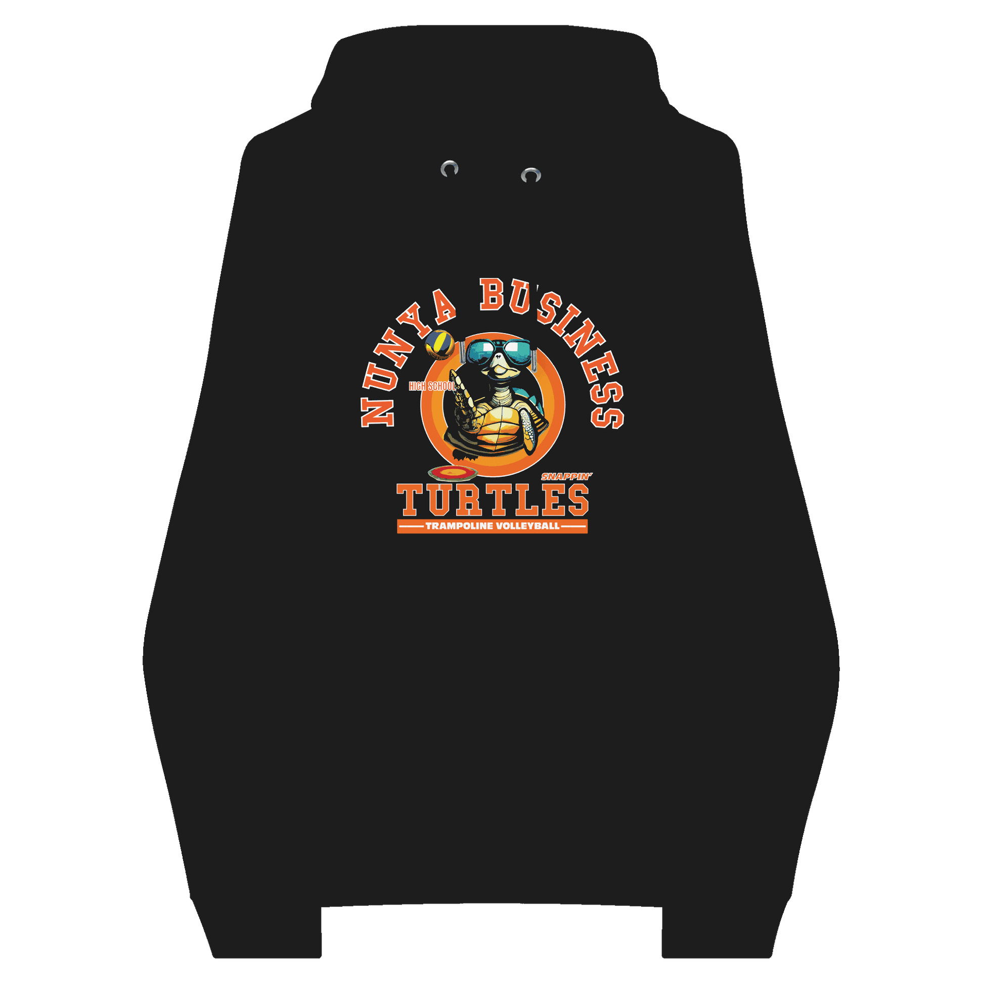 NBHS Athletics - Eco Trampoline Volleyball Hoodie - Nunya Biz store