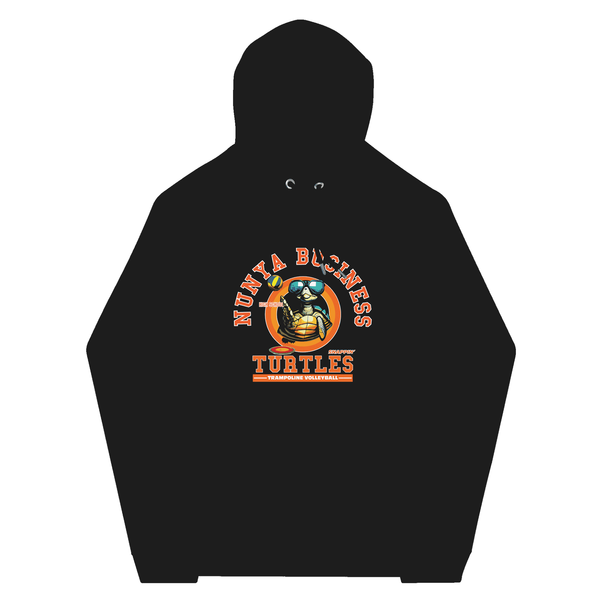 NBHS Athletics - Eco Trampoline Volleyball Hoodie - Nunya Biz store