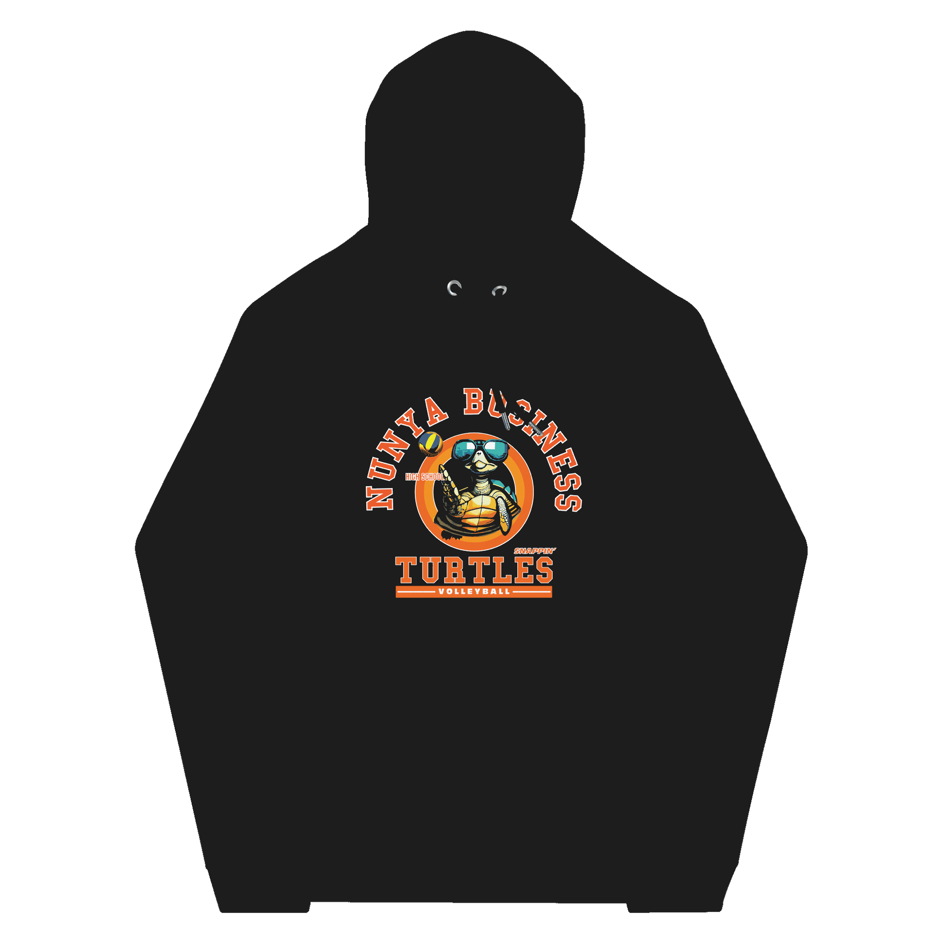 NBHS Athletics - Eco Volleyball Hoodie - Nunya Biz store