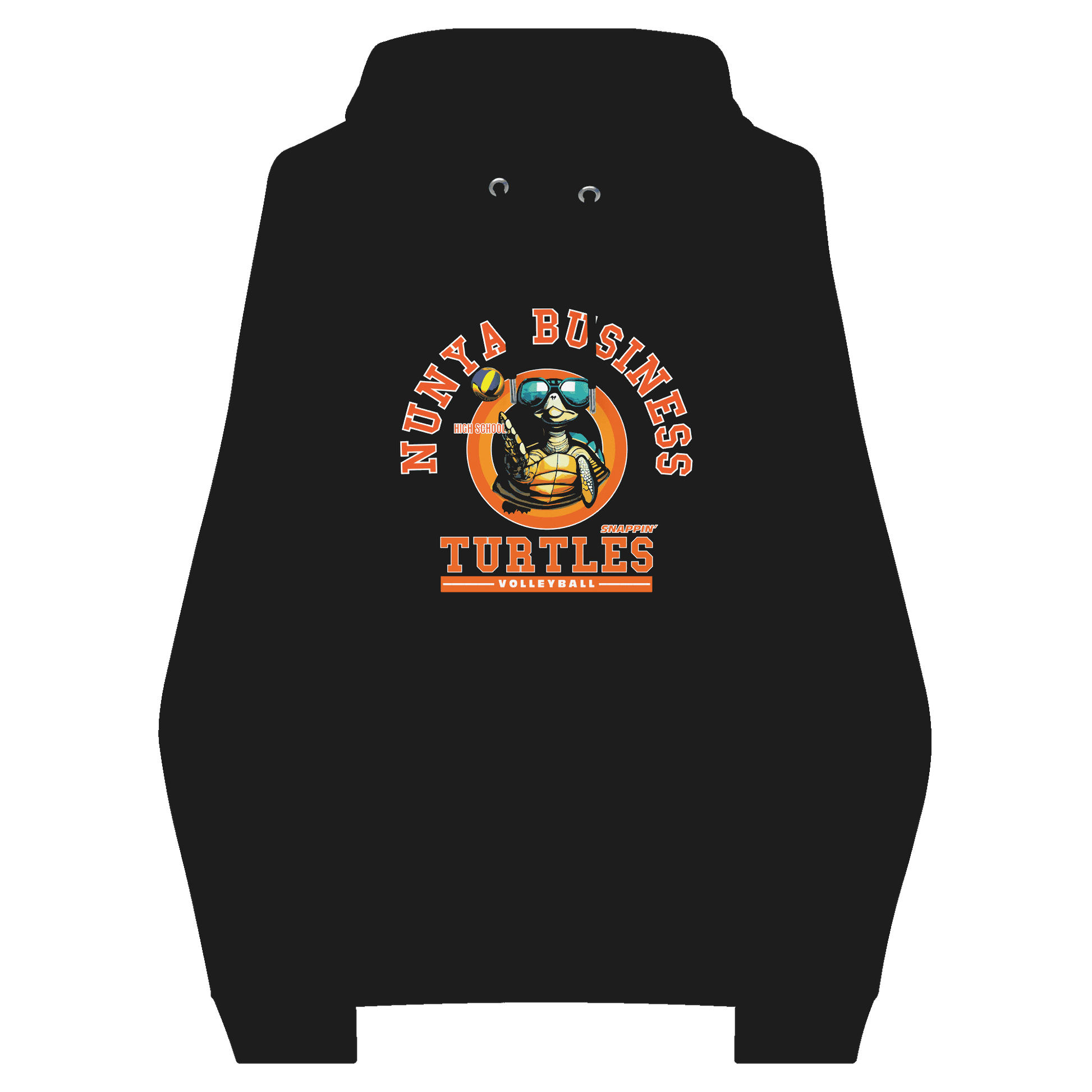 NBHS Athletics - Eco Volleyball Hoodie - Nunya Biz store