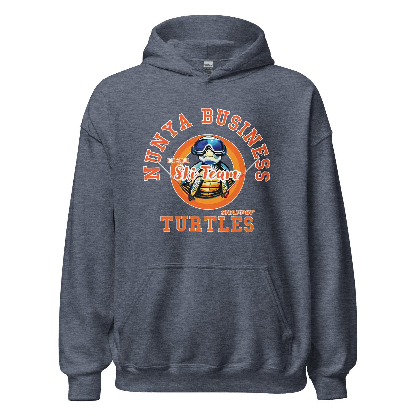 NBHS Athletics - Ski Team Hoodie - Nunya Biz store