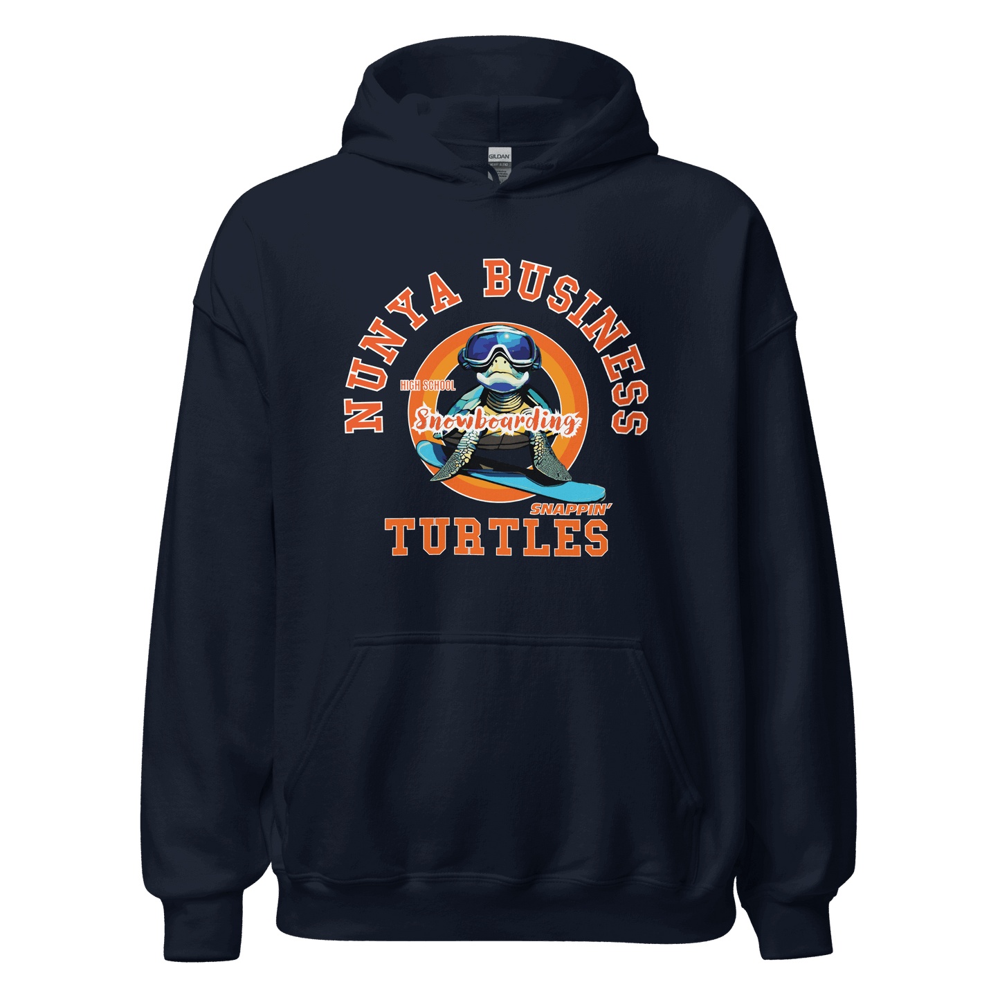 NBHS Athletics - Snowboarding Hoodie - Nunya Biz store