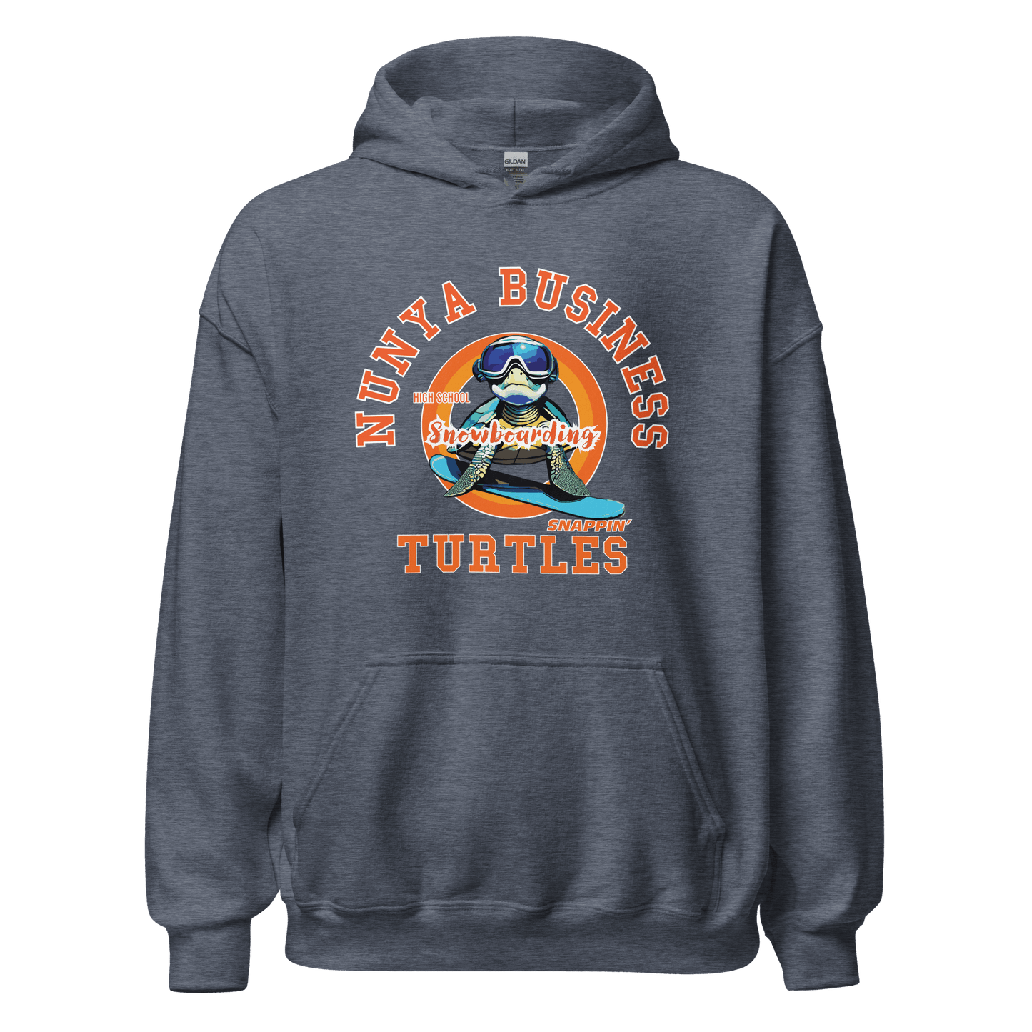 NBHS Athletics - Snowboarding Hoodie - Nunya Biz store