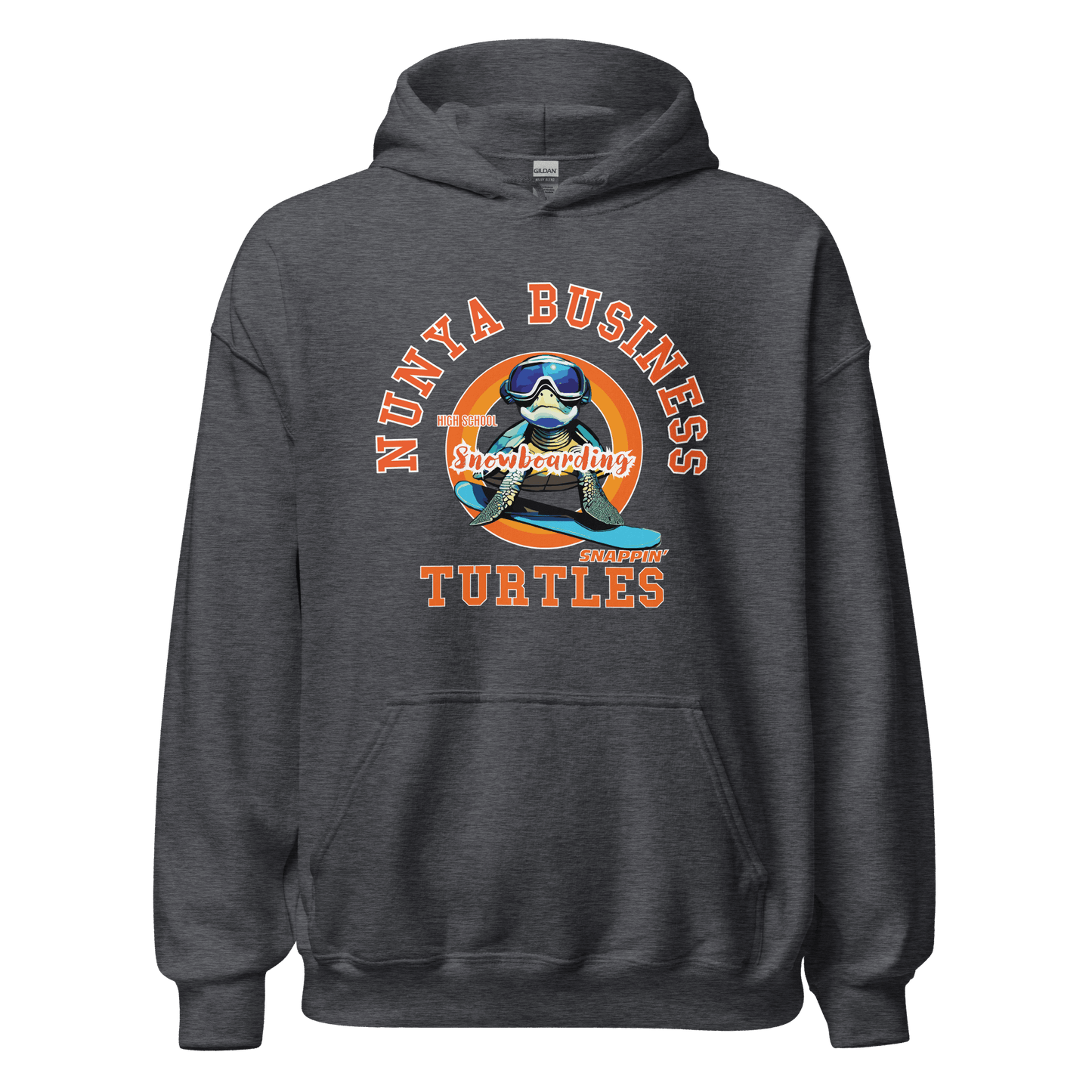 NBHS Athletics - Snowboarding Hoodie - Nunya Biz store