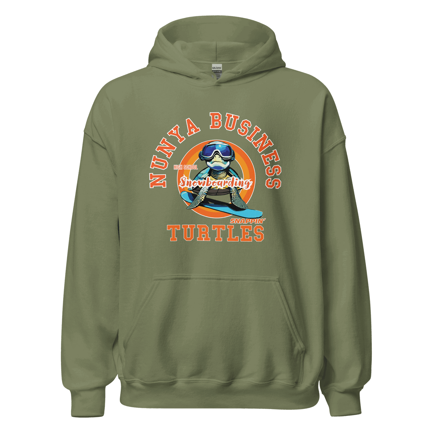 NBHS Athletics - Snowboarding Hoodie - Nunya Biz store