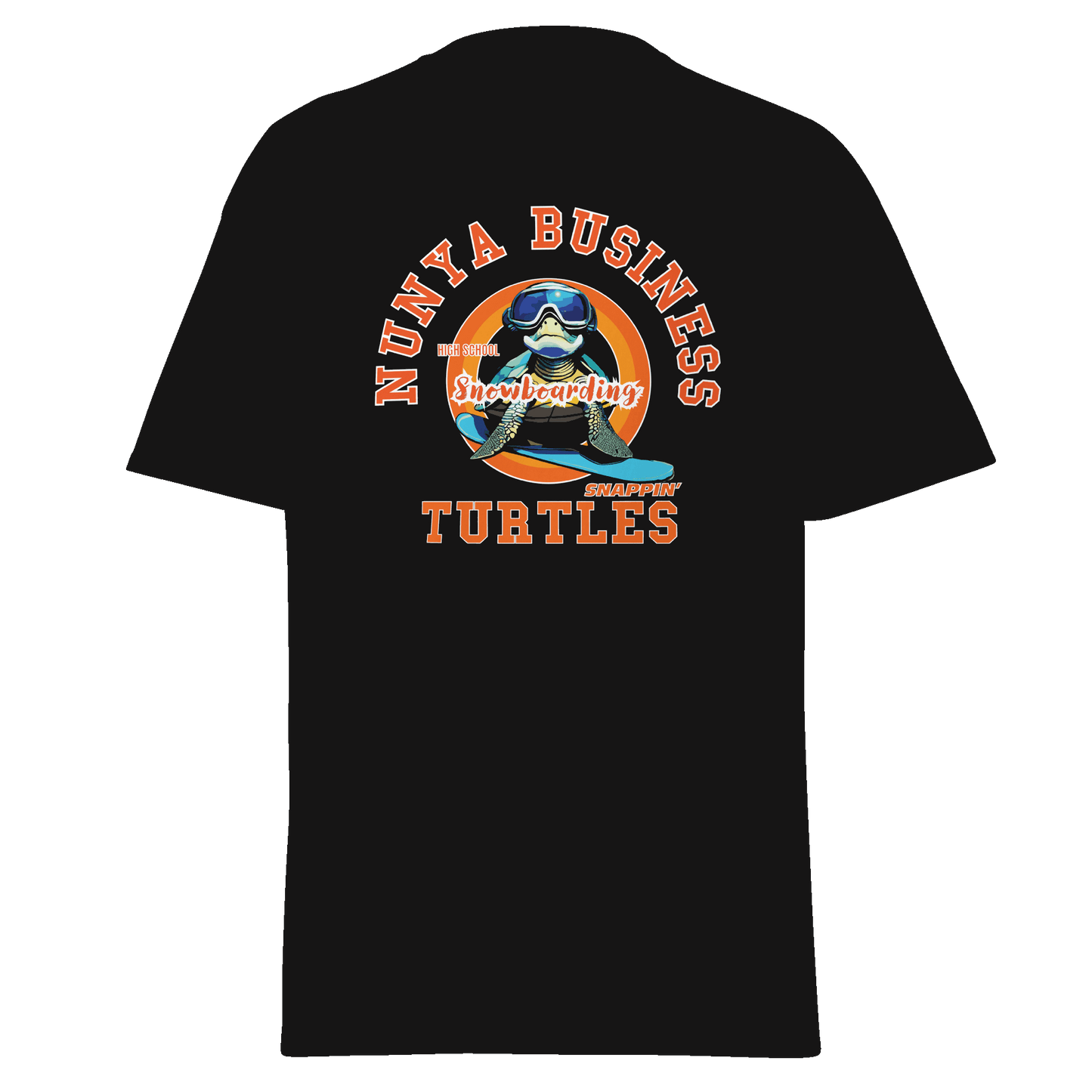 NBHS Athletics - Snowboarding T-shirt - Nunya Biz store