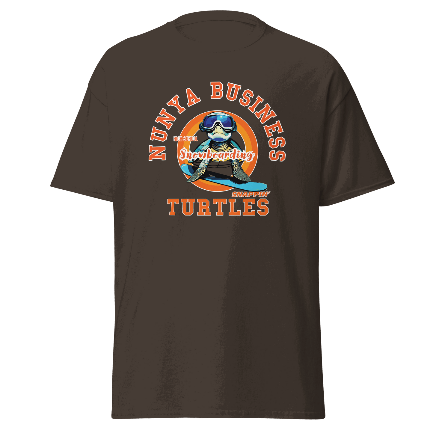 NBHS Athletics - Snowboarding T-shirt - Nunya Biz store