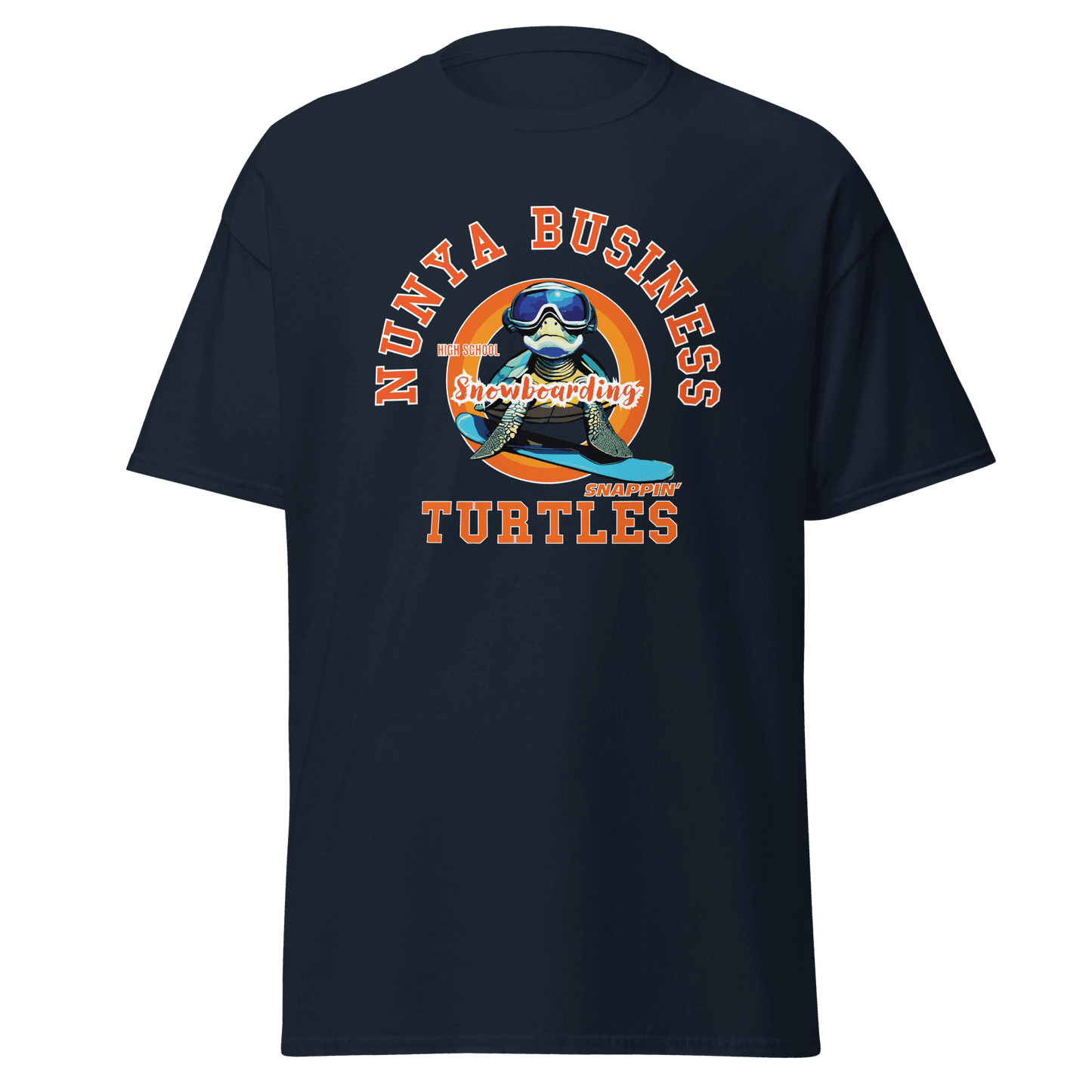 NBHS Athletics - Snowboarding T-shirt - Nunya Biz store