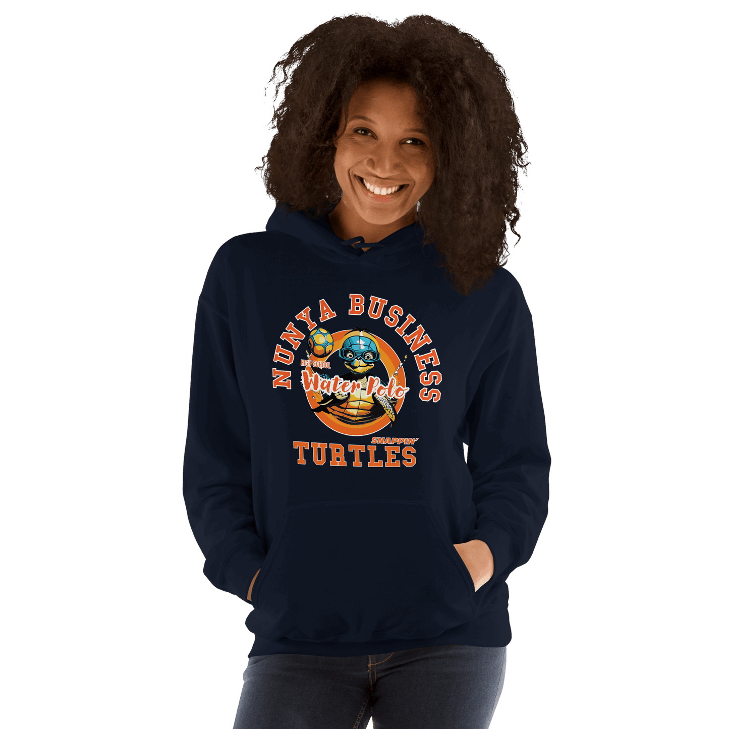 NBHS Athletics - Water Polo Hoodie - Nunya Biz store