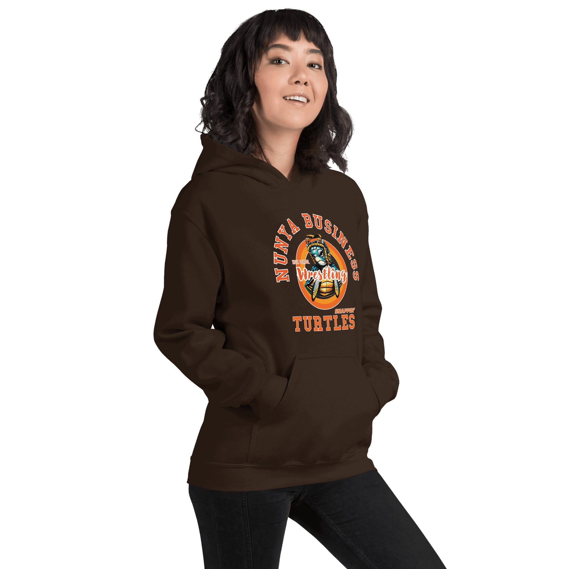 NBHS Athletics - Wrestling Hoodie - Nunya Biz store