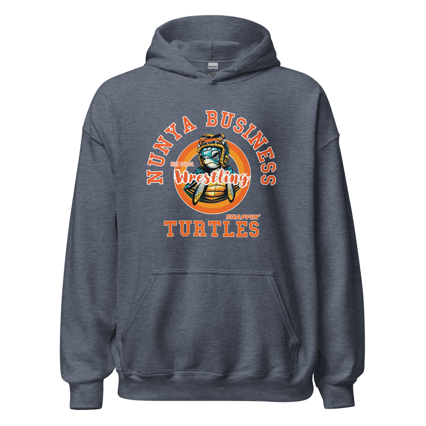 NBHS Athletics - Wrestling Hoodie - Nunya Biz store