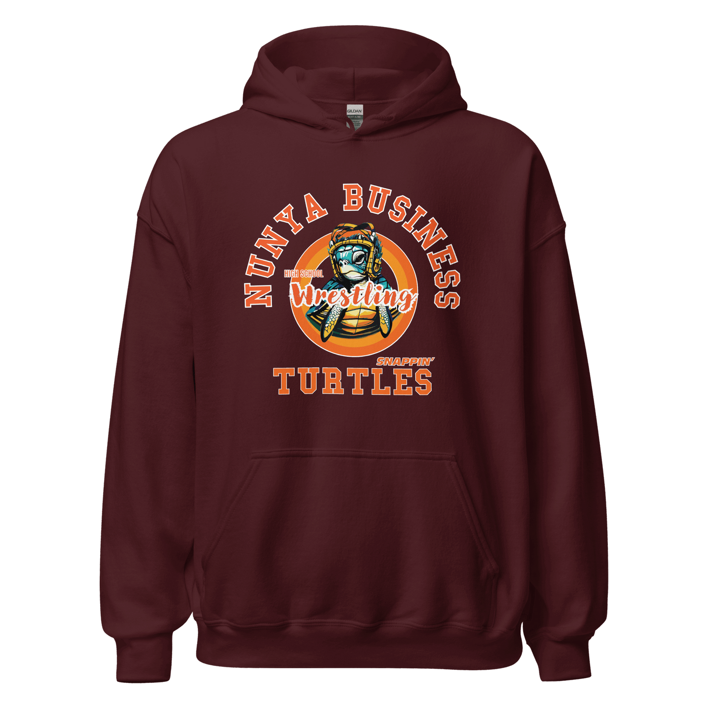 NBHS Athletics - Wrestling Hoodie - Nunya Biz store