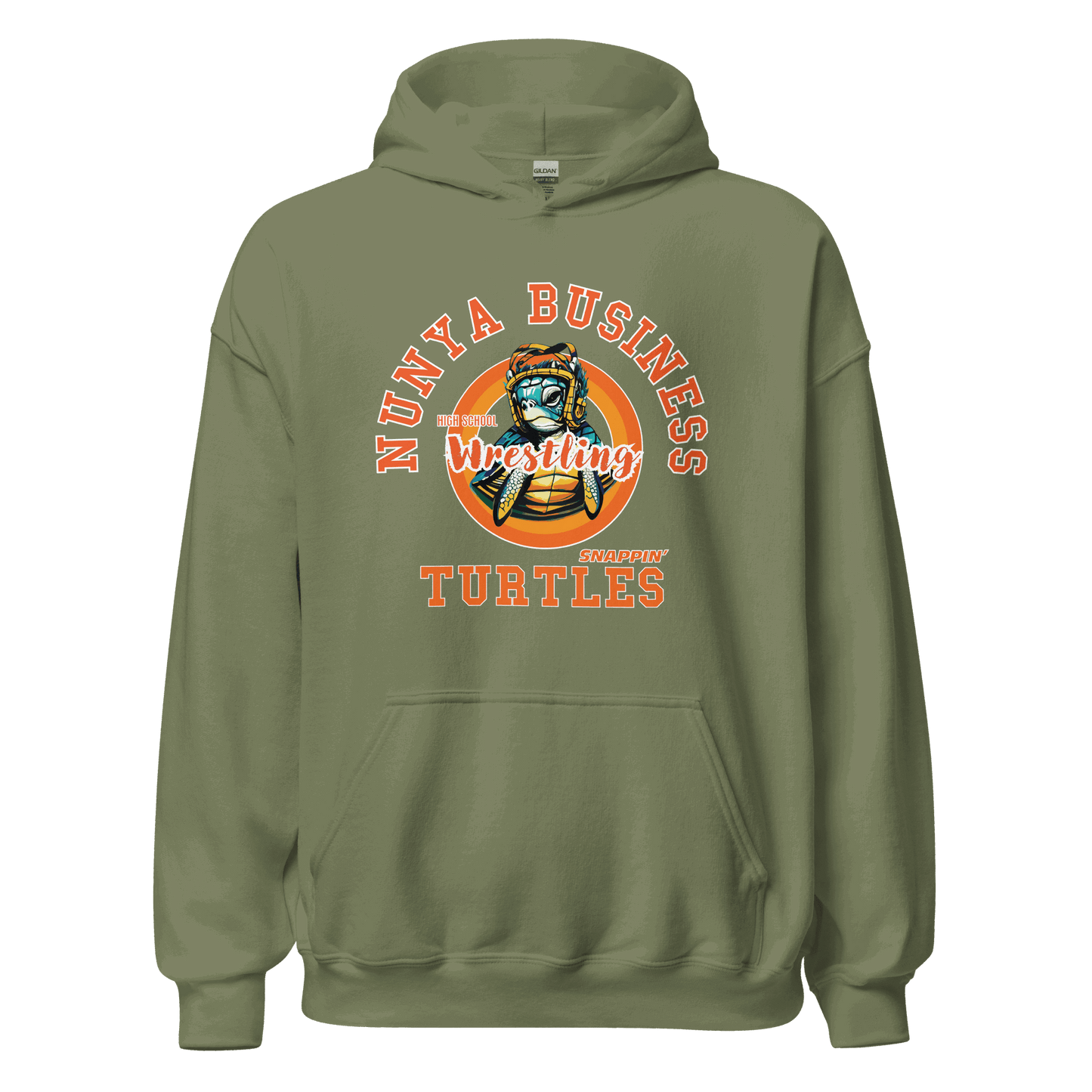 NBHS Athletics - Wrestling Hoodie - Nunya Biz store