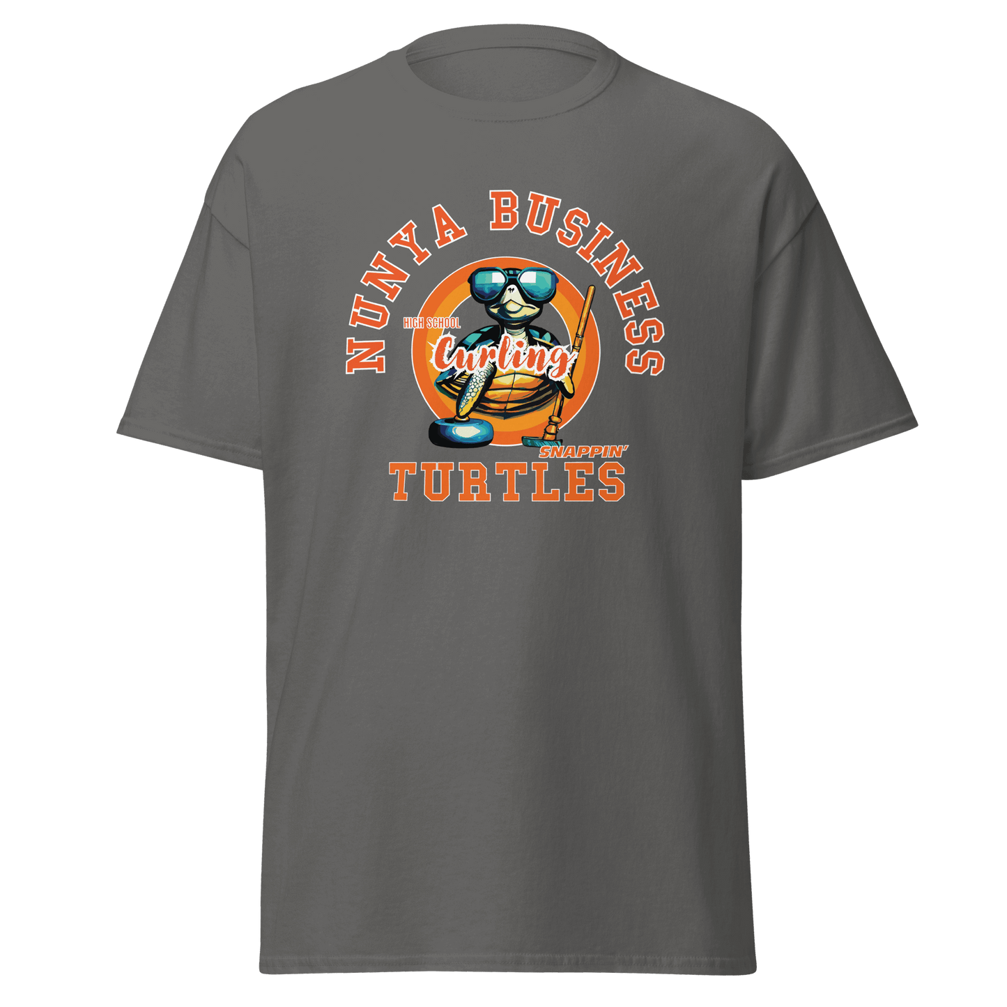 NHBS Athletics - Curling T-shirt - Nunya Biz store