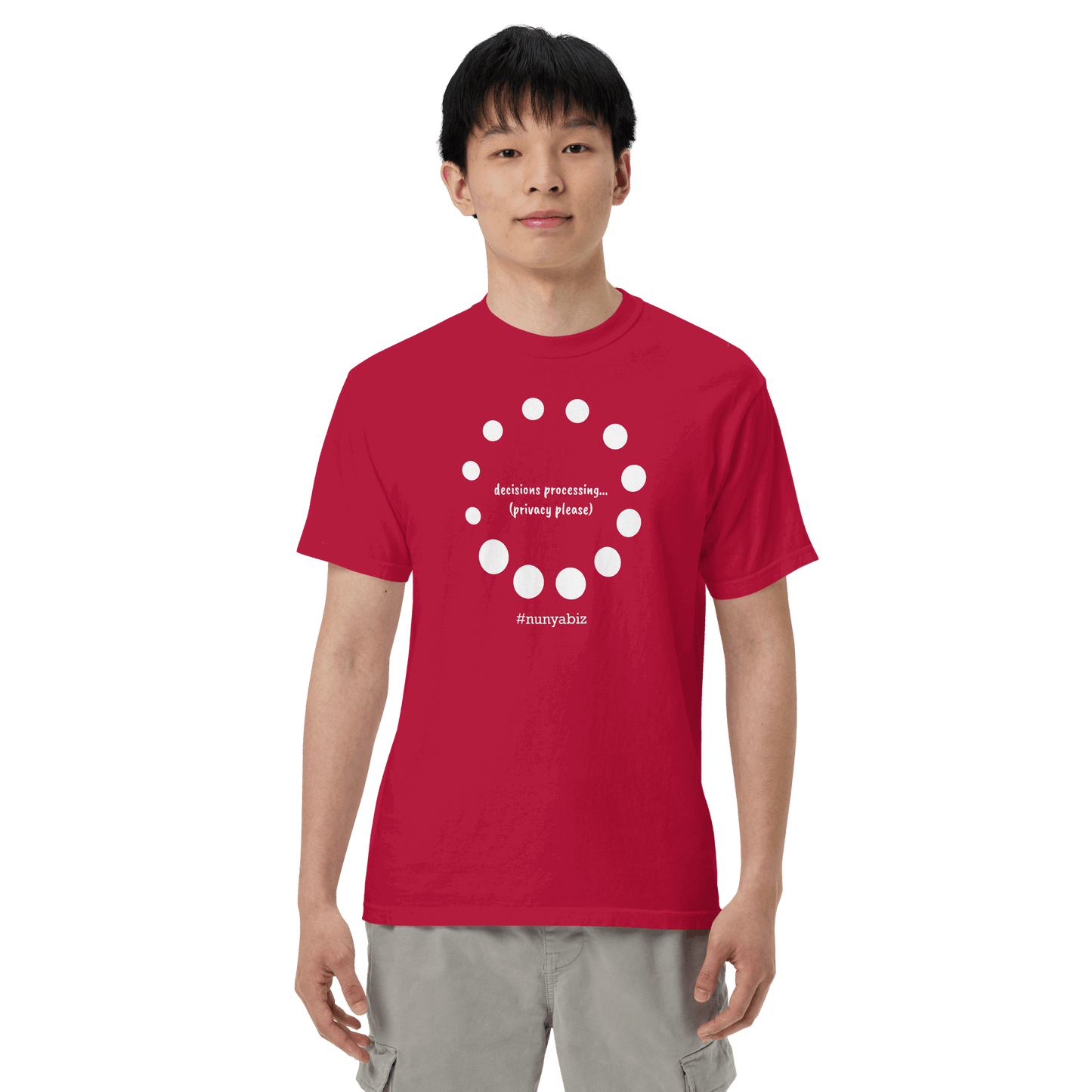 Nunya Biz Decisions Processing T-shirt - Nunya Biz store