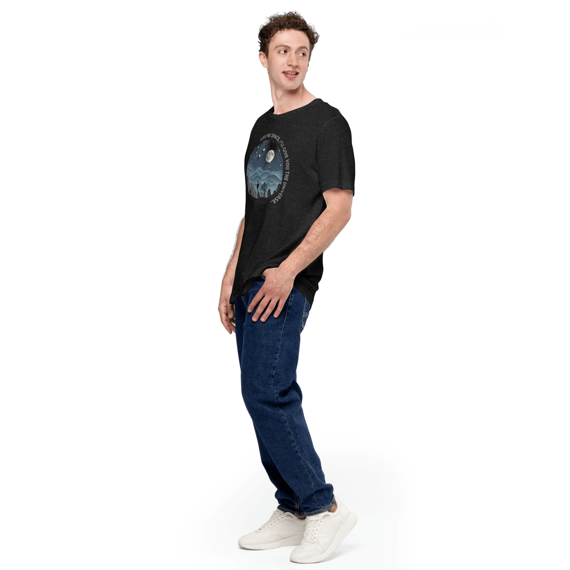 Nunya Biz - Men's Space T-shirt - Nunya Biz store