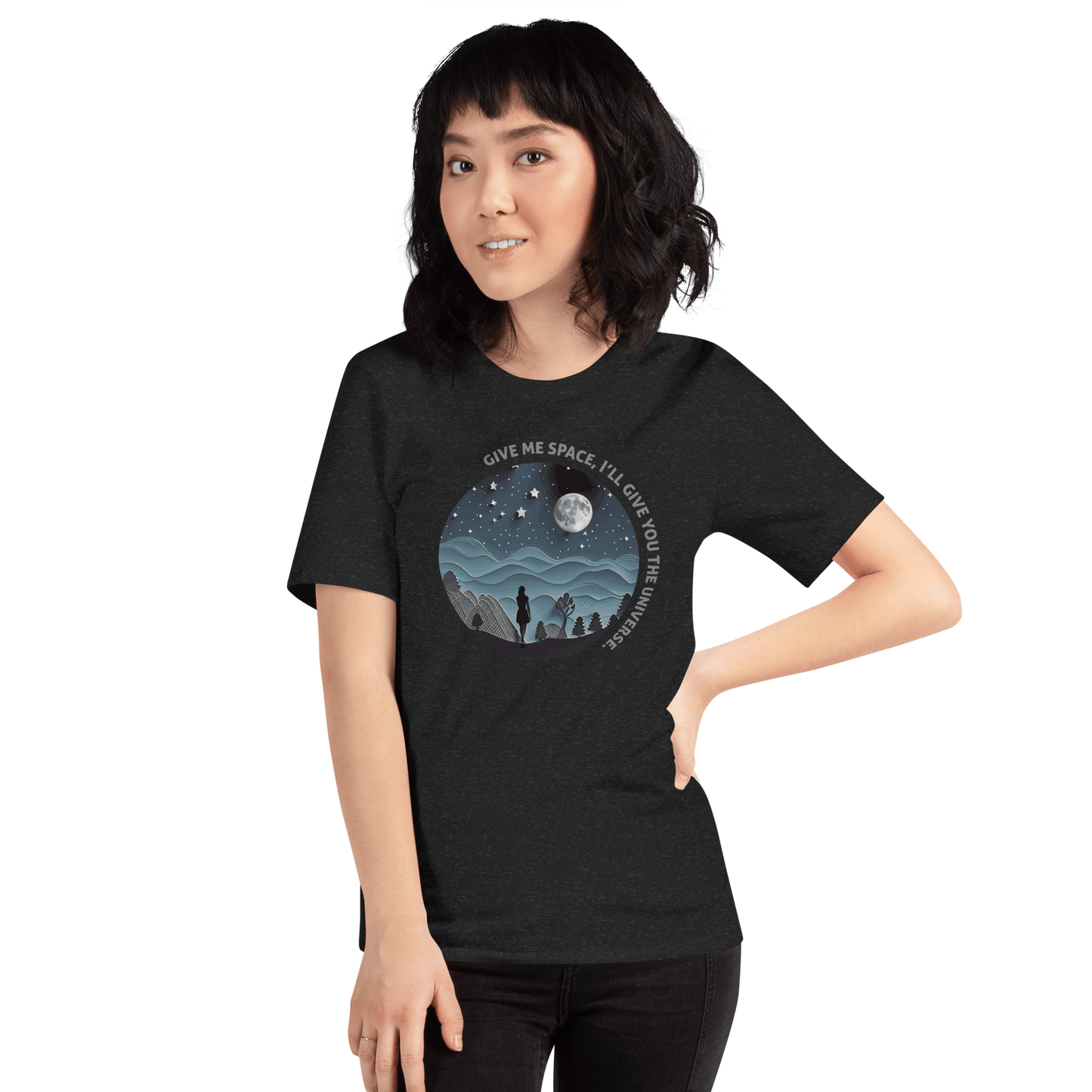 Nunya Biz - Women's Space T-shirt - Nunya Biz store