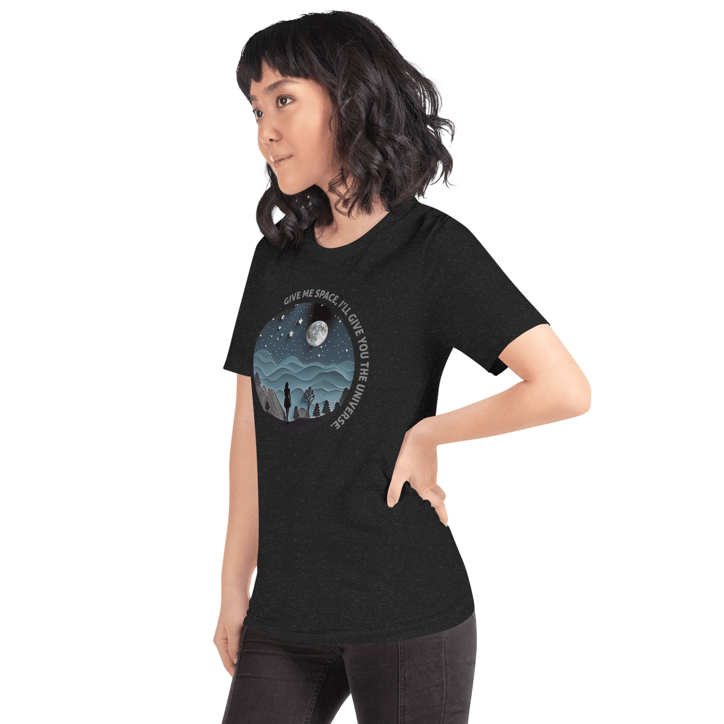 Nunya Biz - Women's Space T-shirt - Nunya Biz store