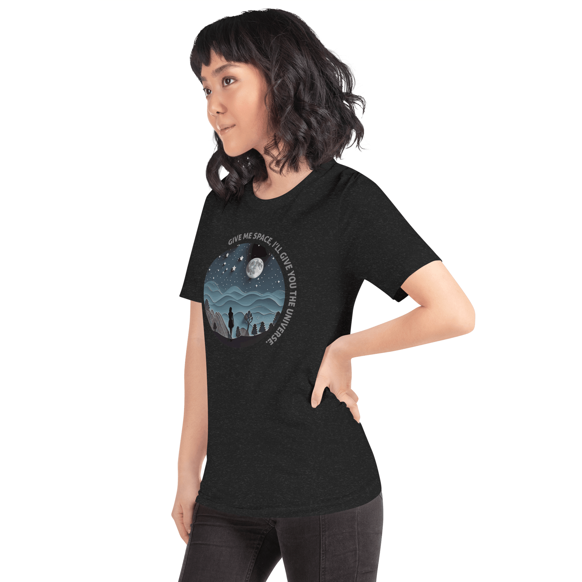 Nunya Biz - Women's Space T-shirt - Nunya Biz store