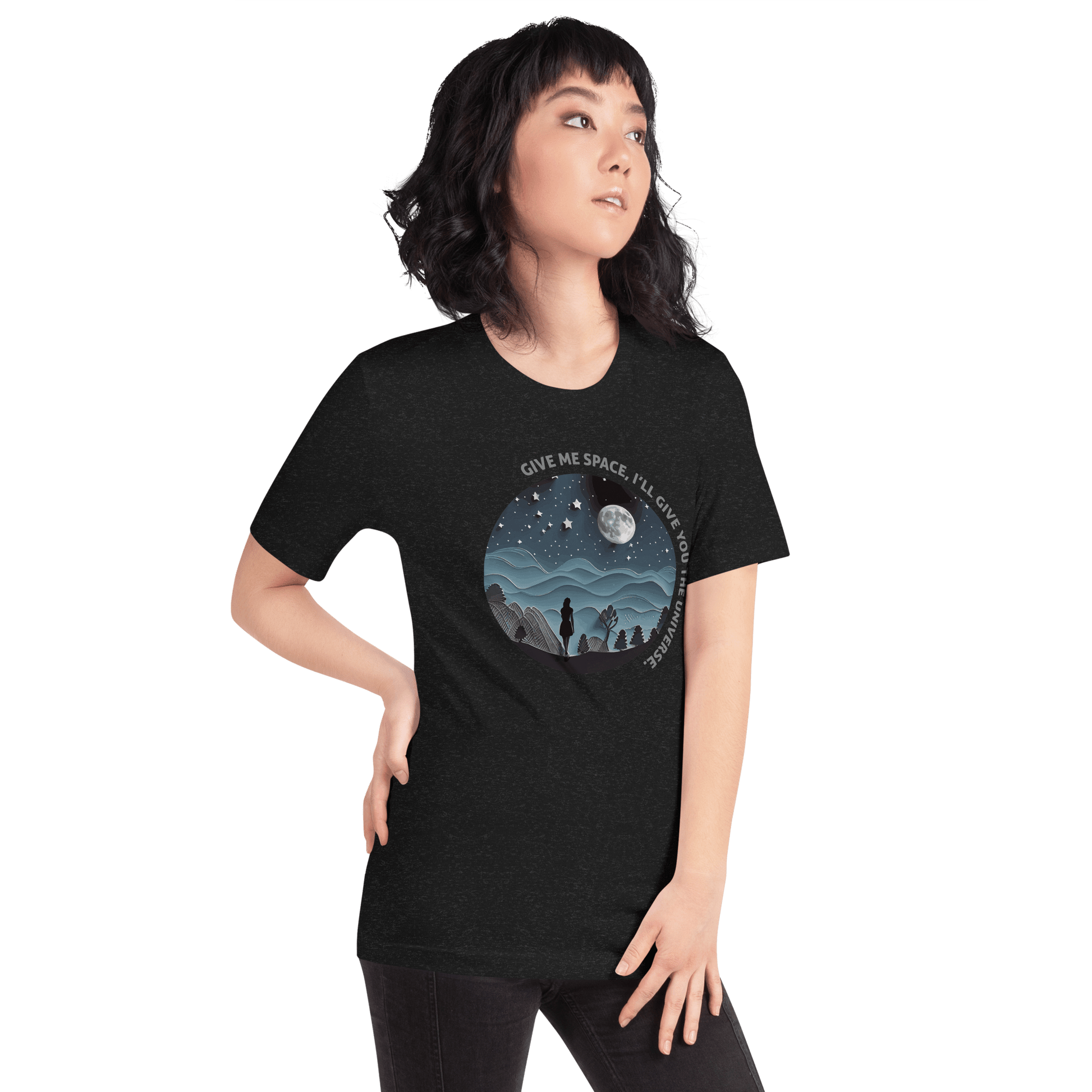 Nunya Biz - Women's Space T-shirt - Nunya Biz store