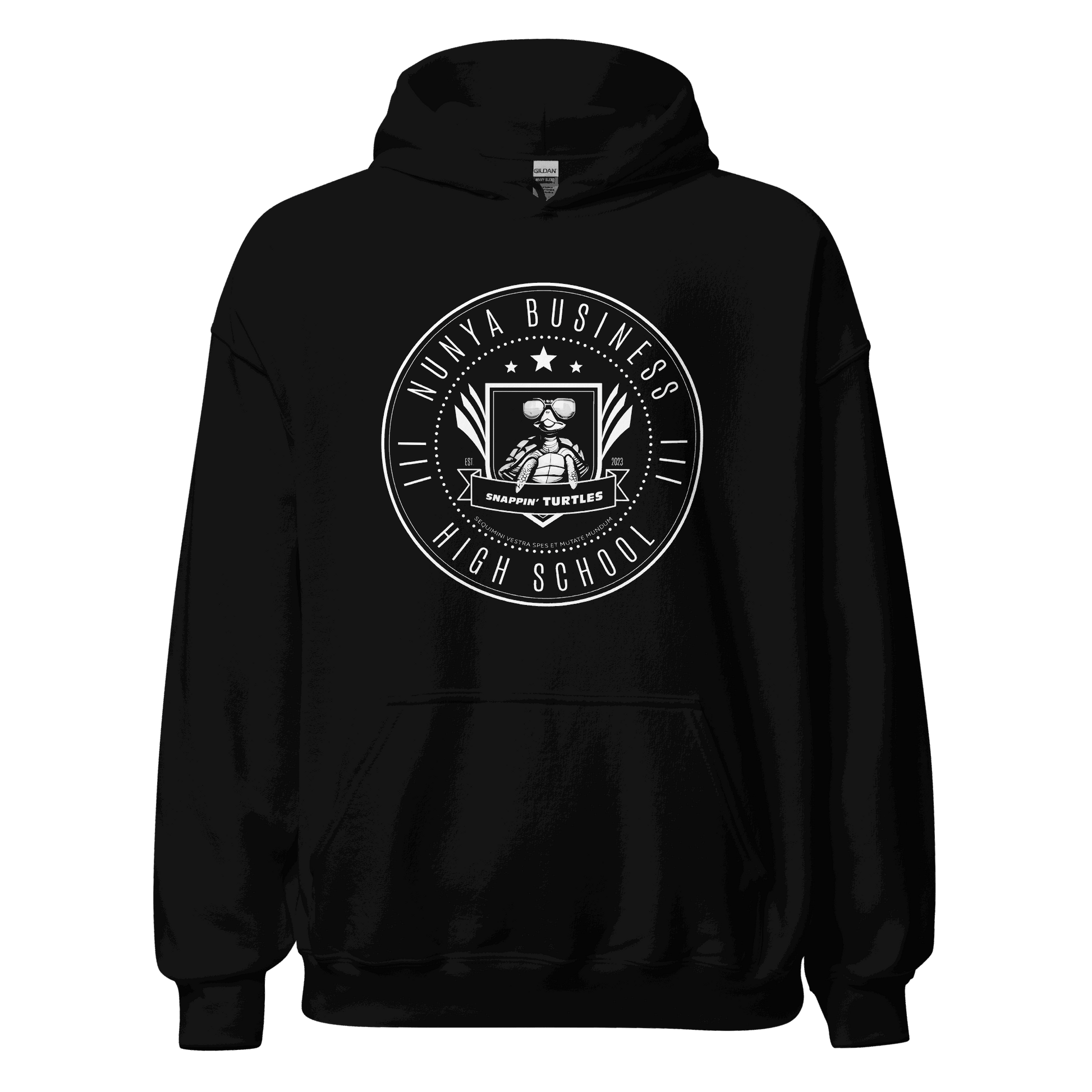 Nunya Business High School Badge Hoodie - Nunya Biz store